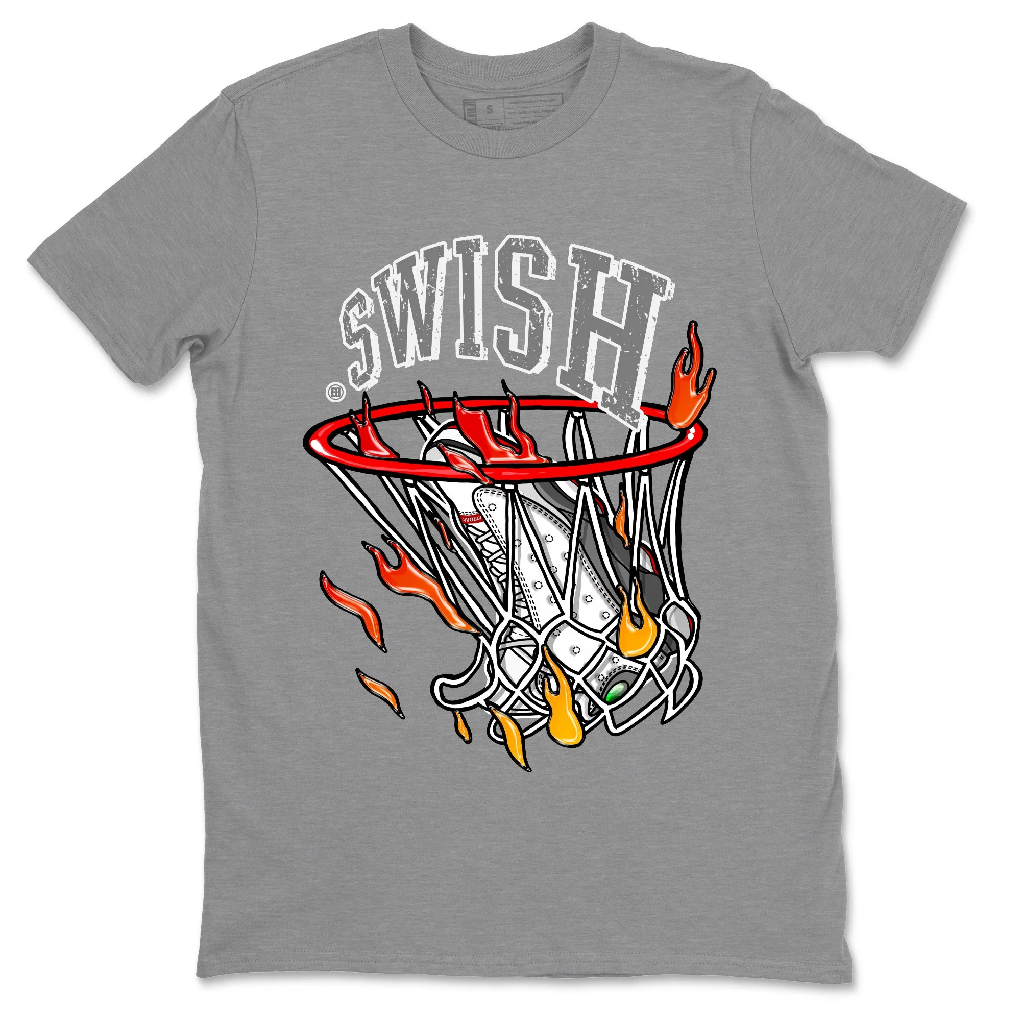 Basketball Hoop Unisex Tops - Air Jordan 13 Wolf Grey