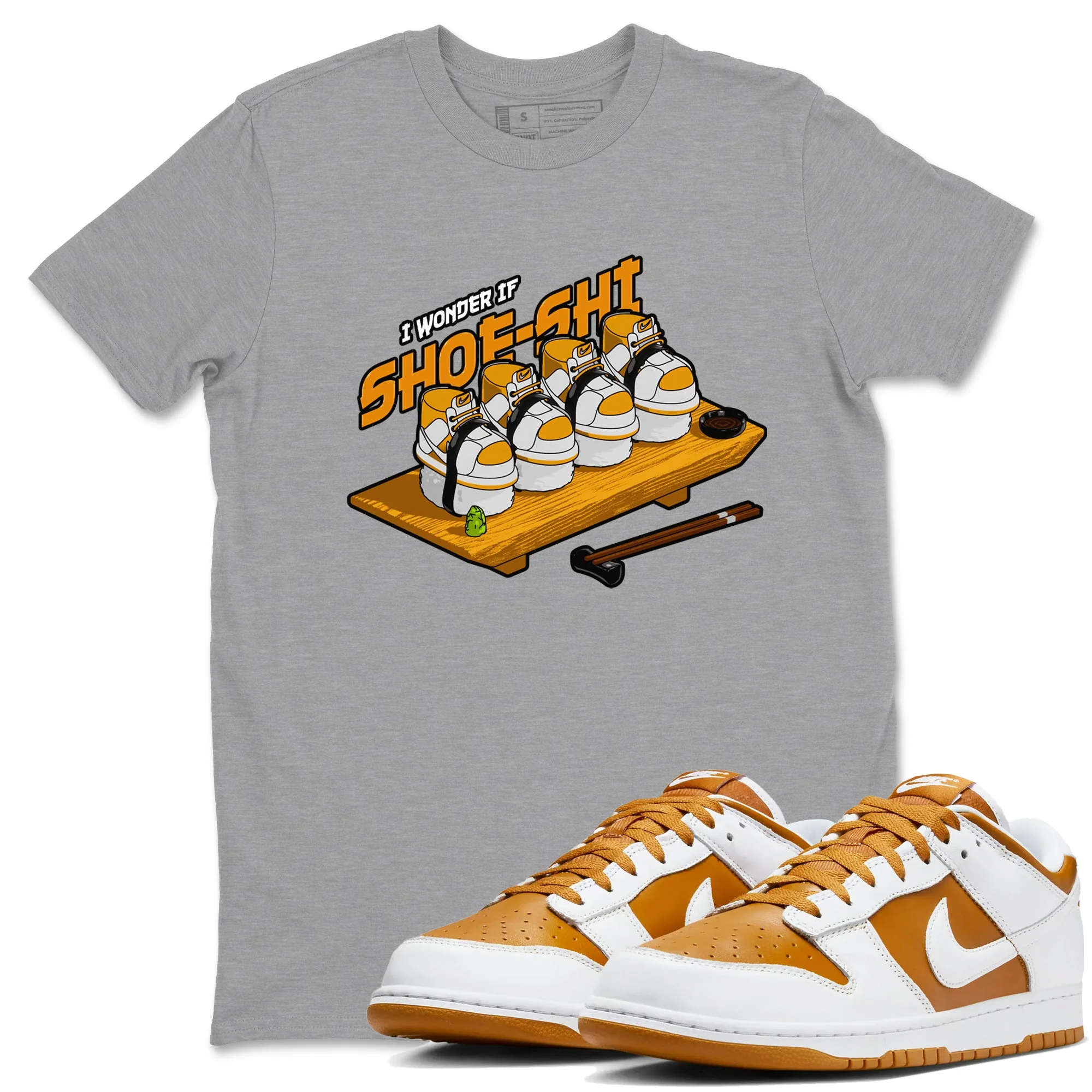 Shoe-Shi Sneaker Tees - Dunk Dark Curry