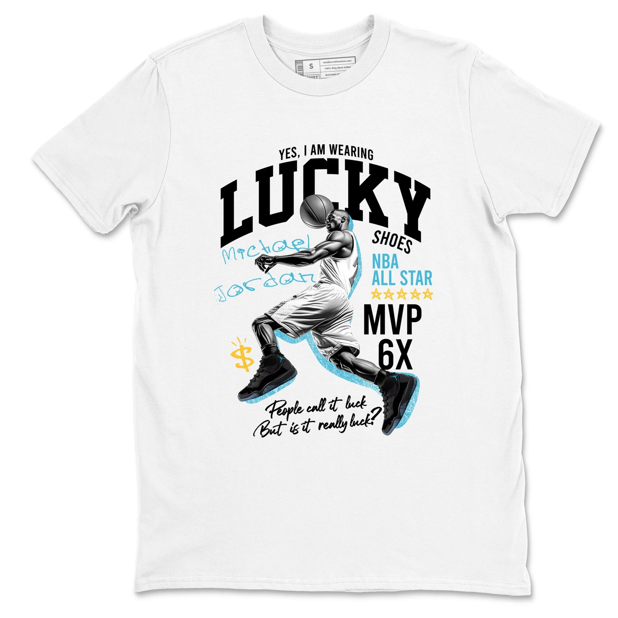 Lucky Player Sneaker Tees - Air Jordan 11 Gamma