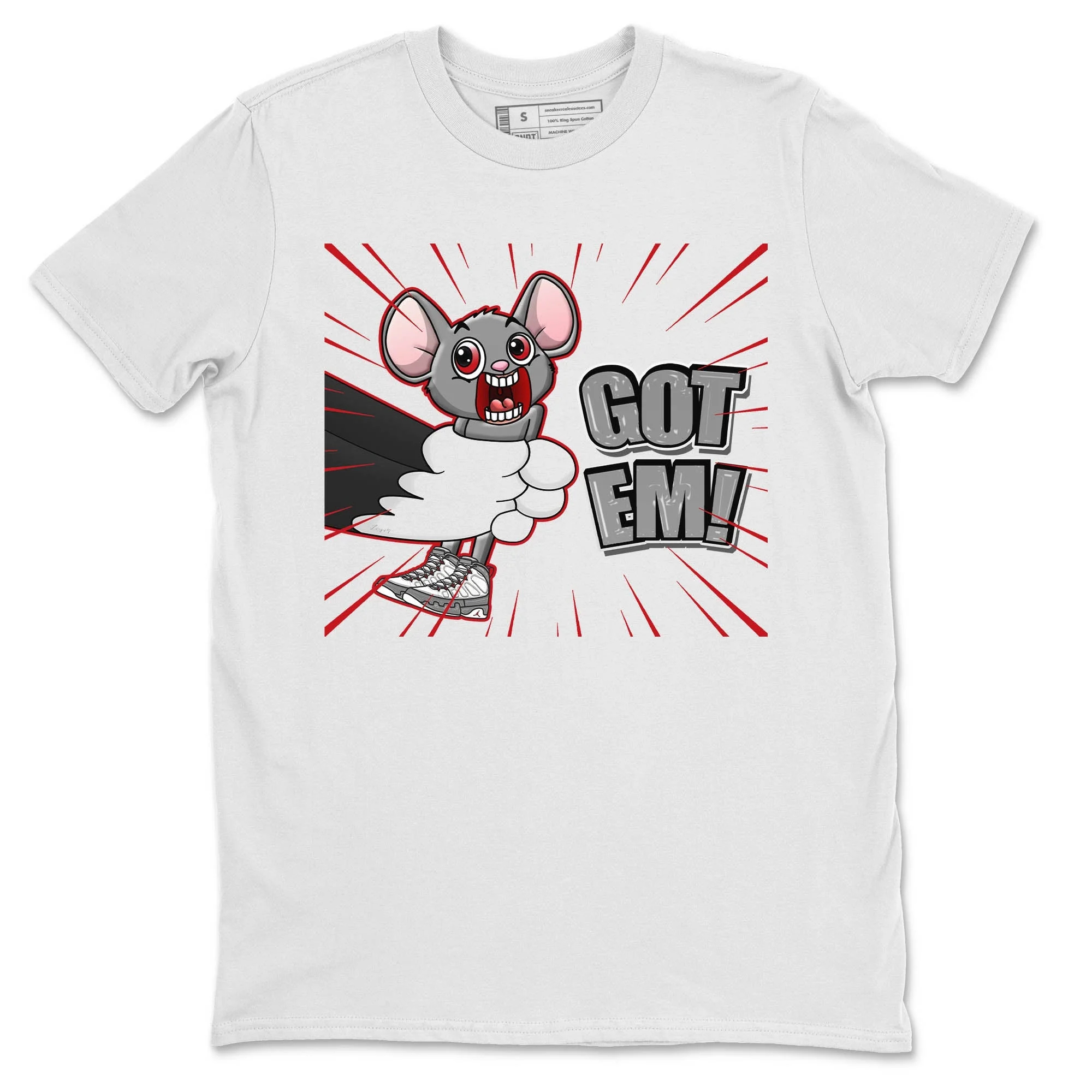T&J Got Em Unisex Tops - Air Jordan 9 Fire Red