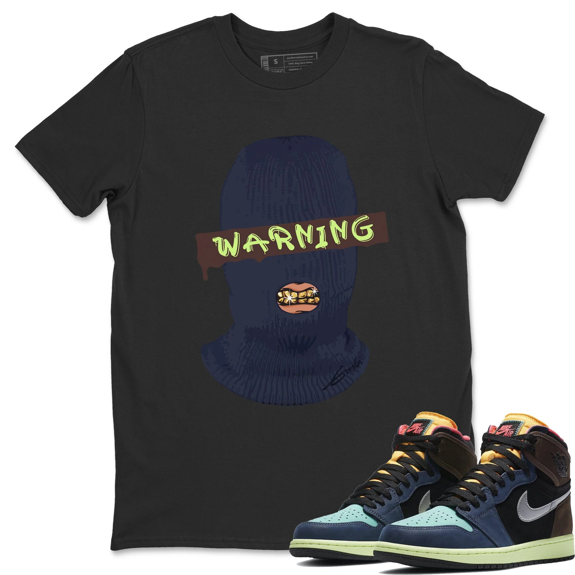 Warning Unisex Tops - Air Jordan 1 Bio Hack