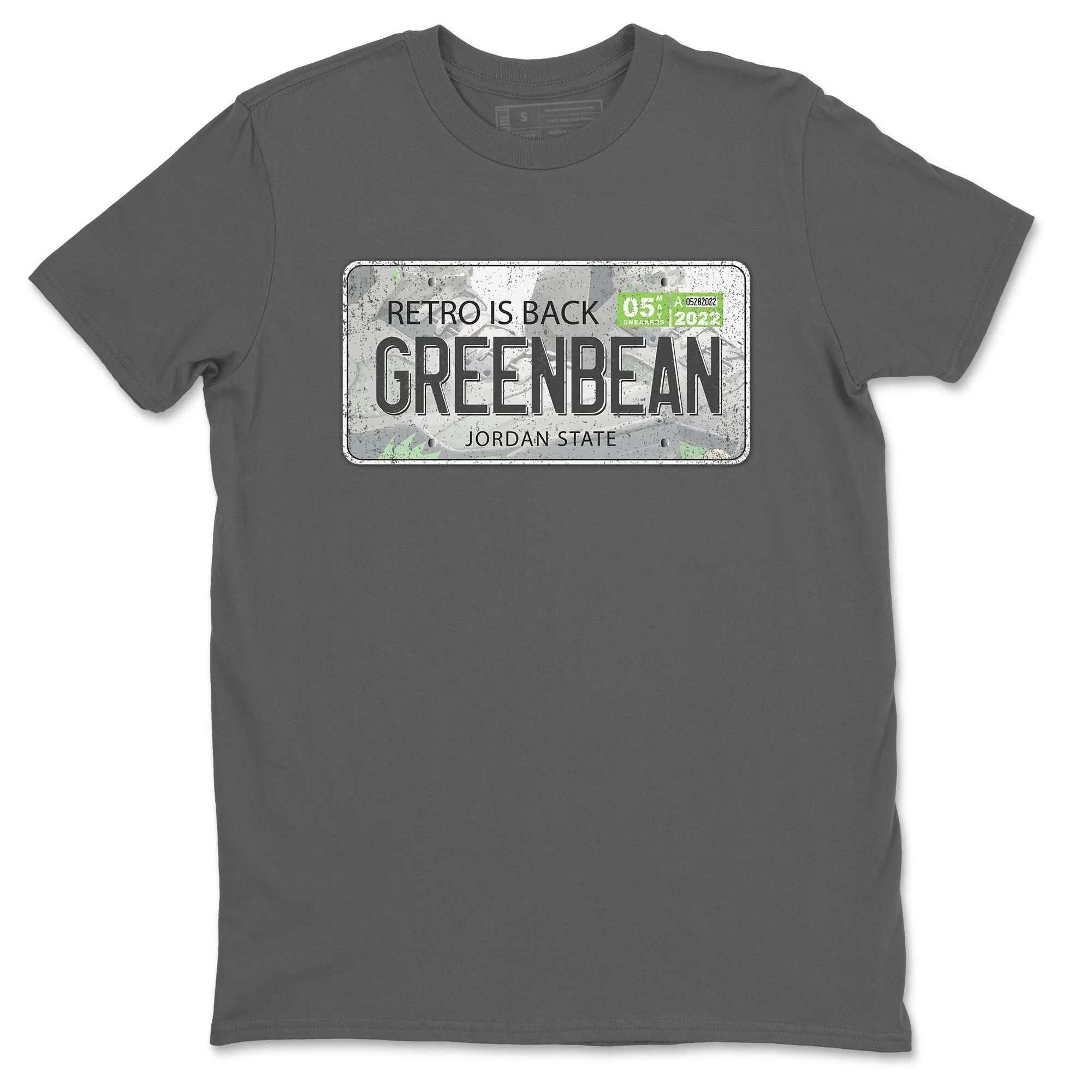 Jordan Plate Unisex Tops - Air Jordan 5 Green Bean