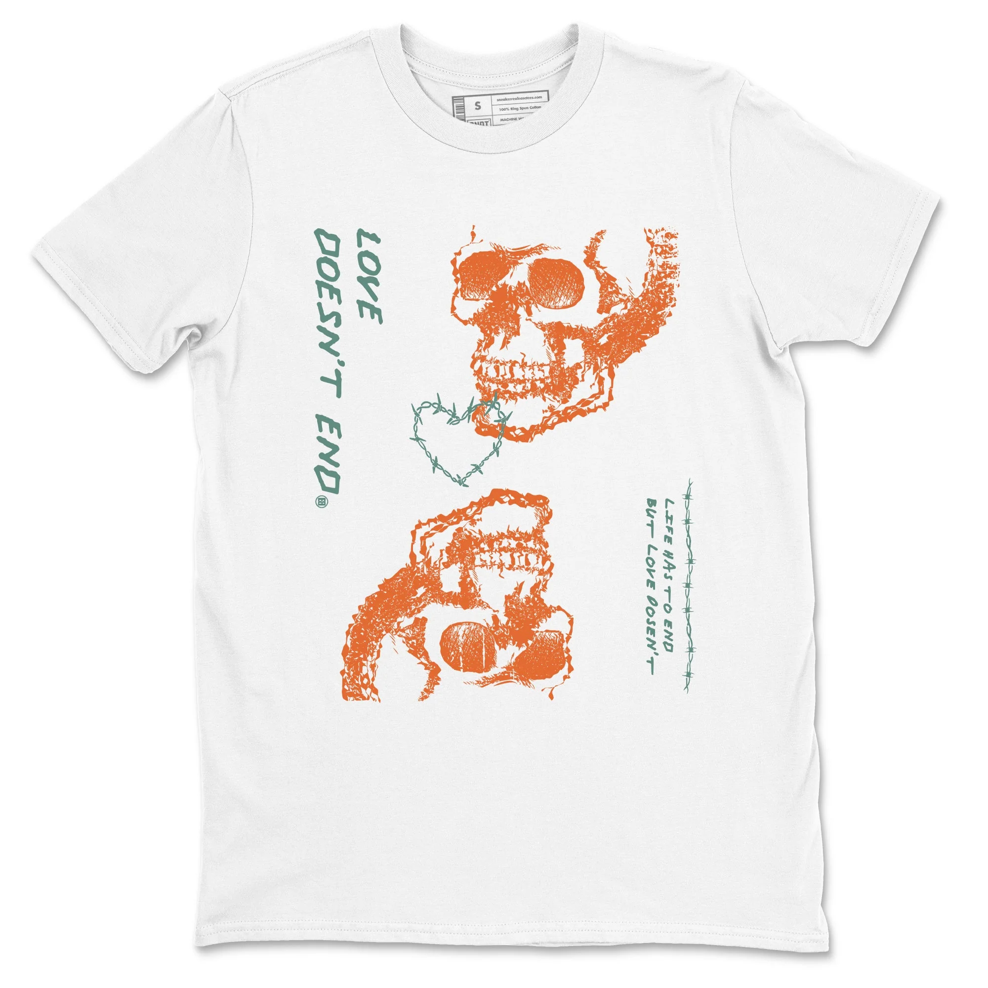 Love Doesn't End Sneaker Tees - Dunk Ceramic