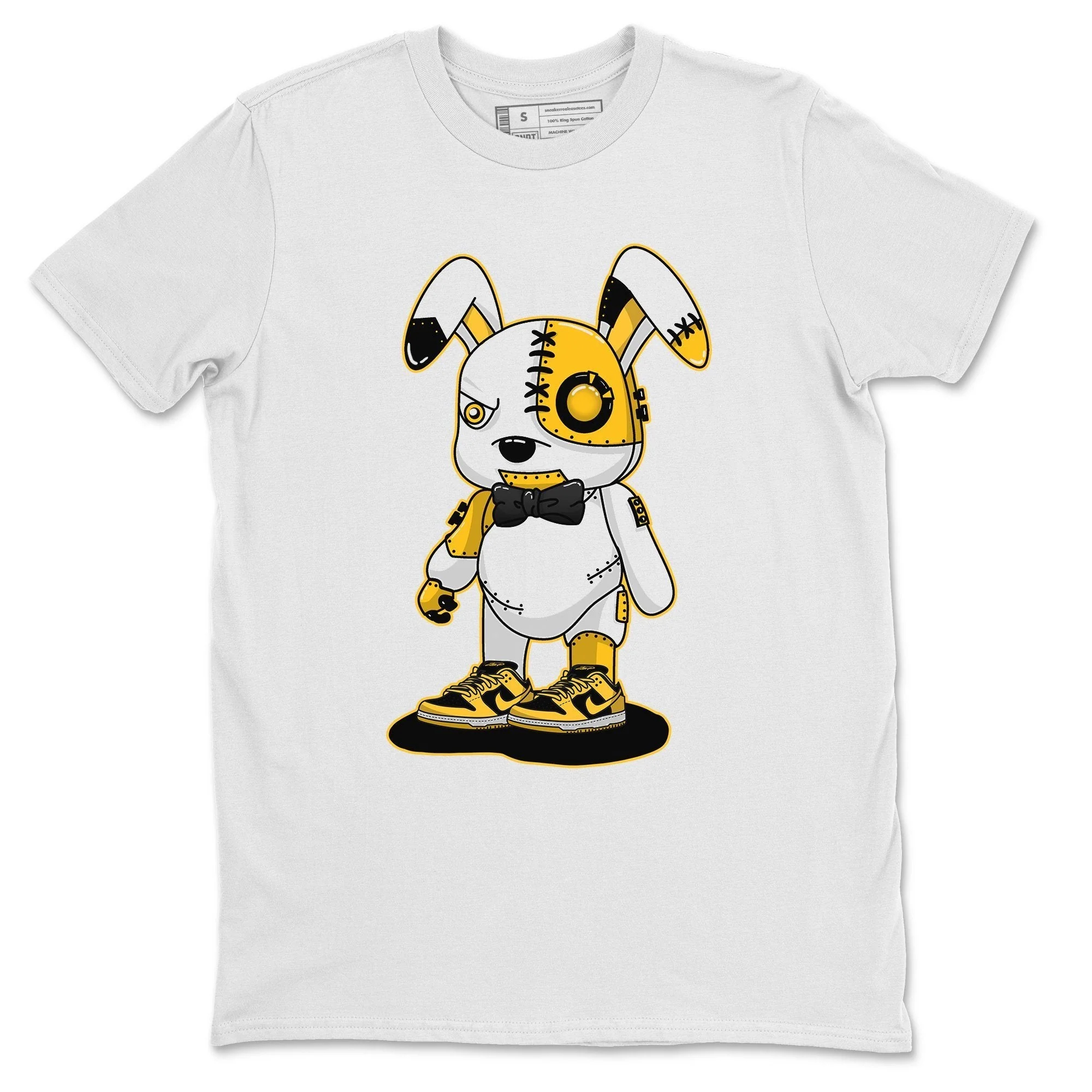 Cyborg Bunny Unisex Tops - Dunk Championship Goldenrod