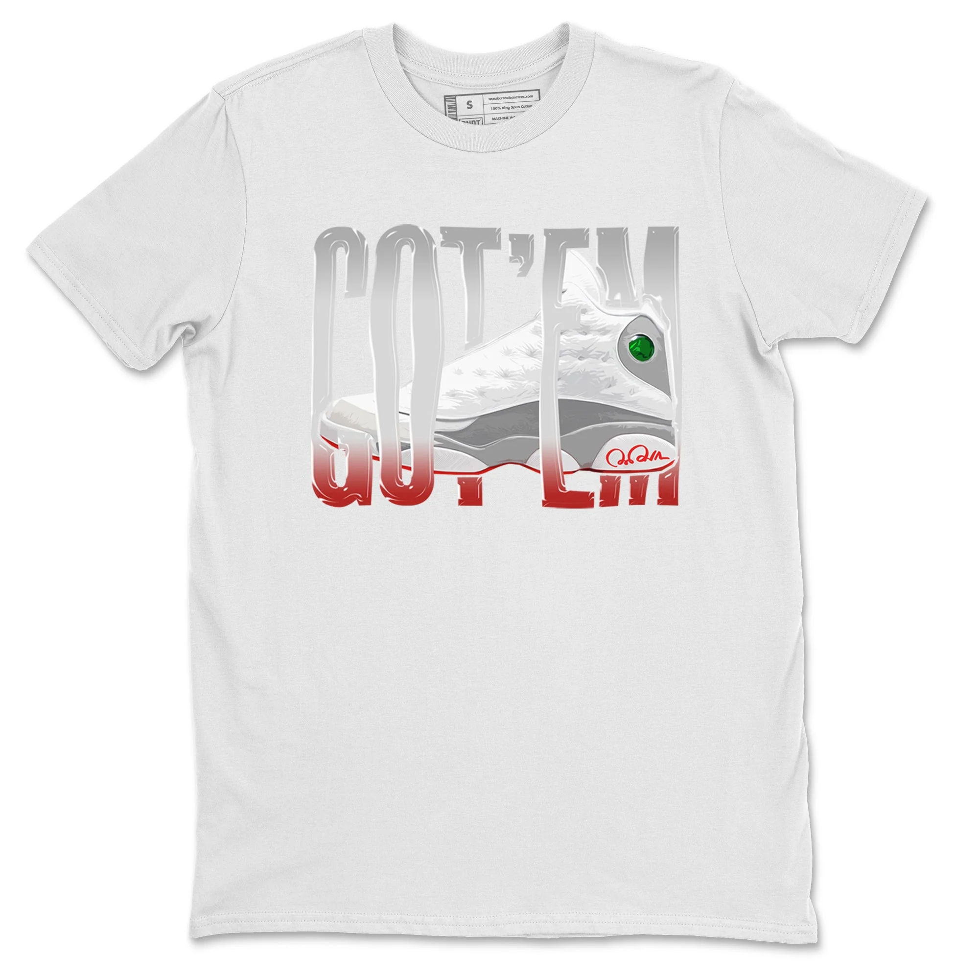 Wiggling Gotem Unisex Tops - Air Jordan 13 Wolf Grey
