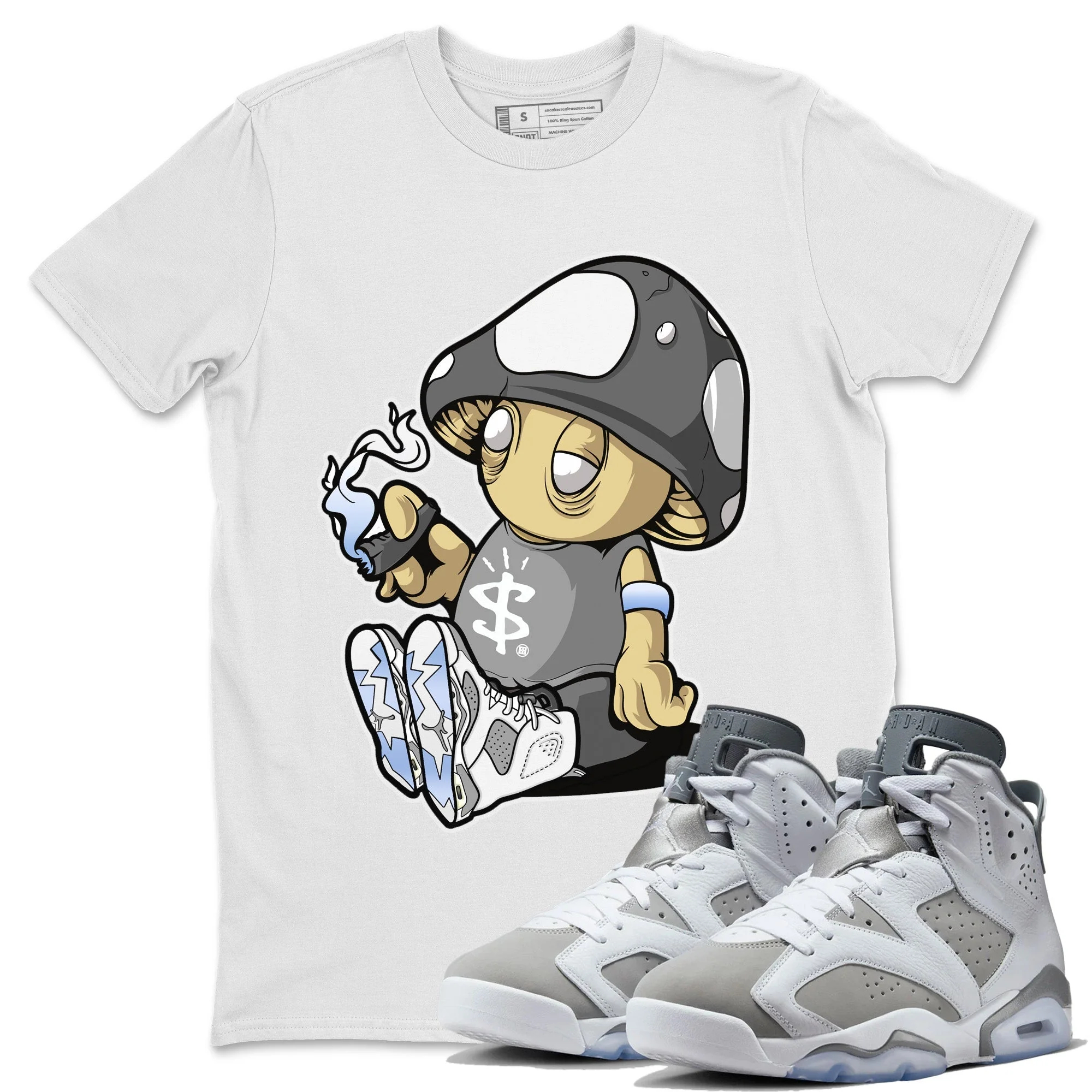Mushrooms Unisex Tops - Air Jordan 6 Cool Grey