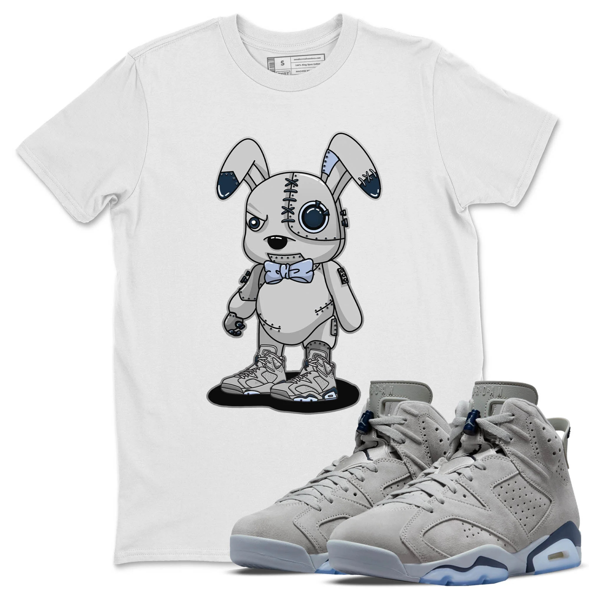 Cyborg Bunny Unisex Tops - Air Jordan 6 Georgetown