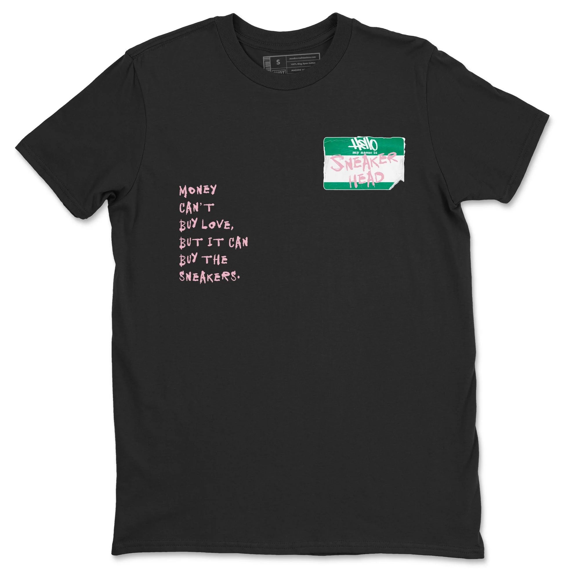 Sneakerhead Badge Sneaker Tees - Dunk Medium Soft Pink Malachite