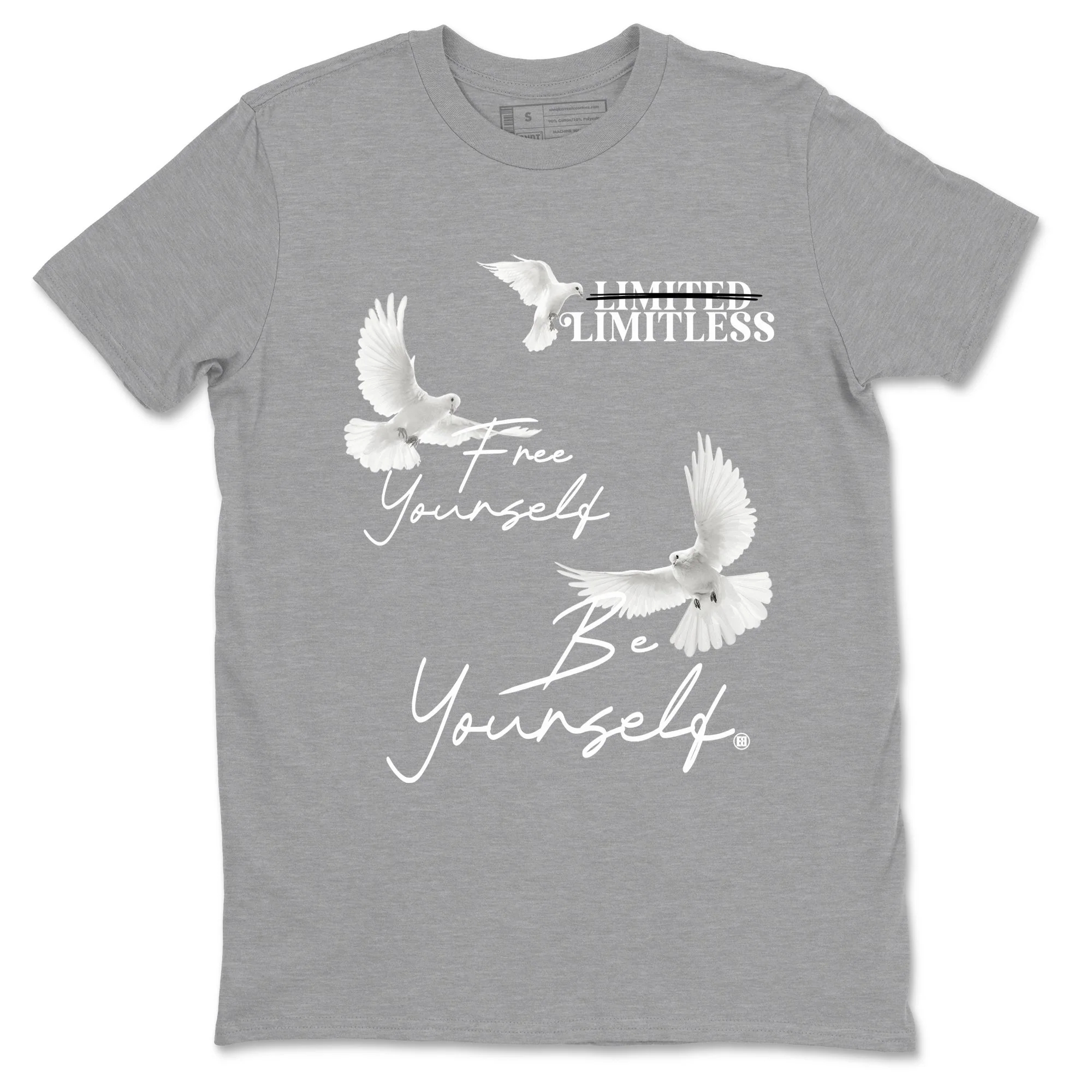 Free Yourself Be Yourself Sneaker Tees - Air Jordan 9 Cool Grey
