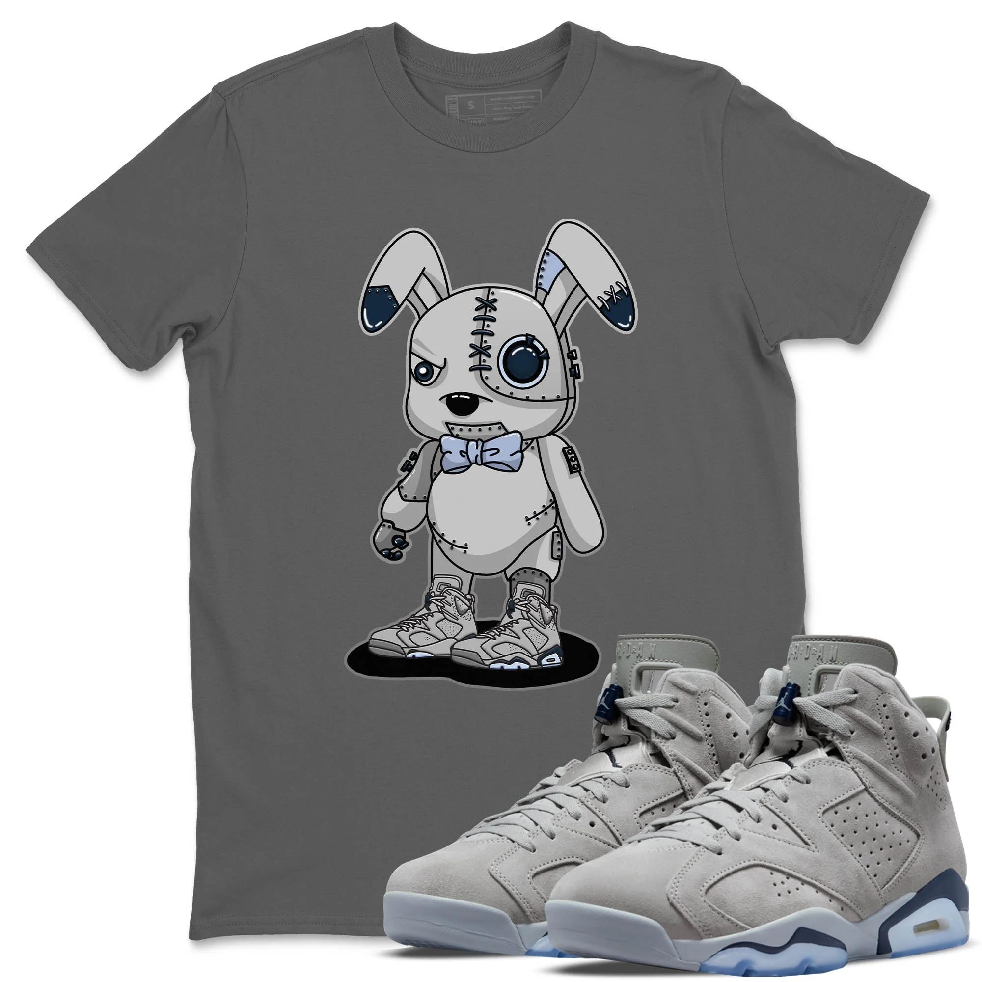 Cyborg Bunny Unisex Tops - Air Jordan 6 Georgetown