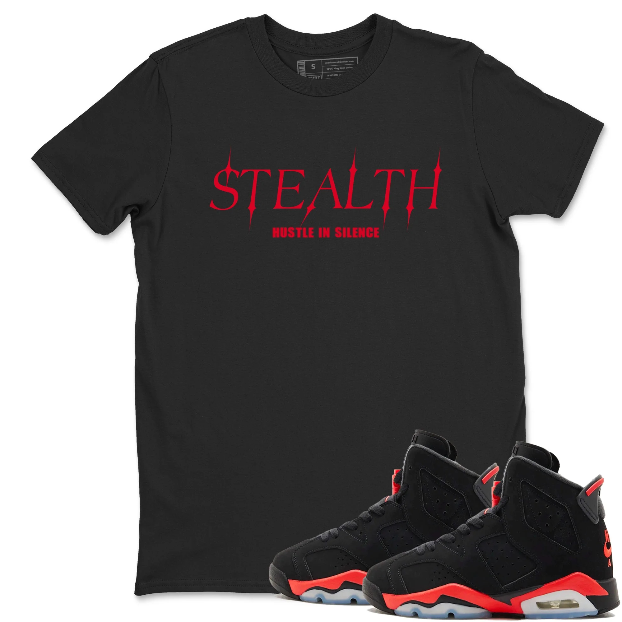 Stealth Sneaker Tees - Air Jordan 6 Reverse Infrared