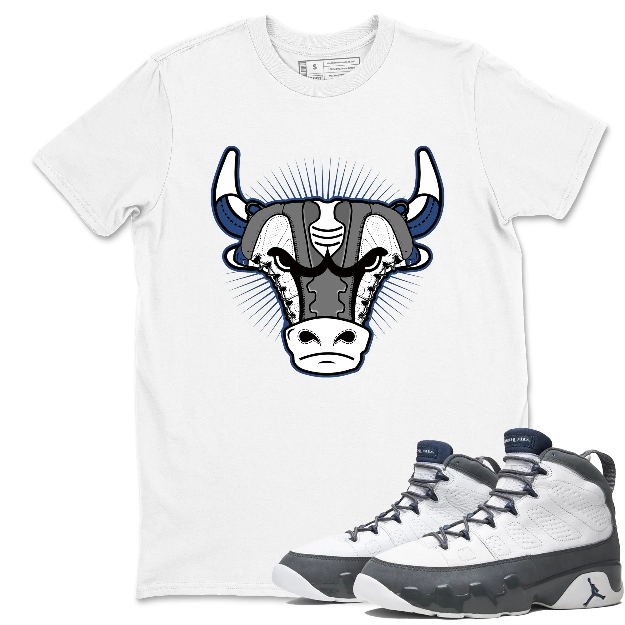 Sneaker Bull Head Sneaker Tees - Air Jordan 9 Flint Grey