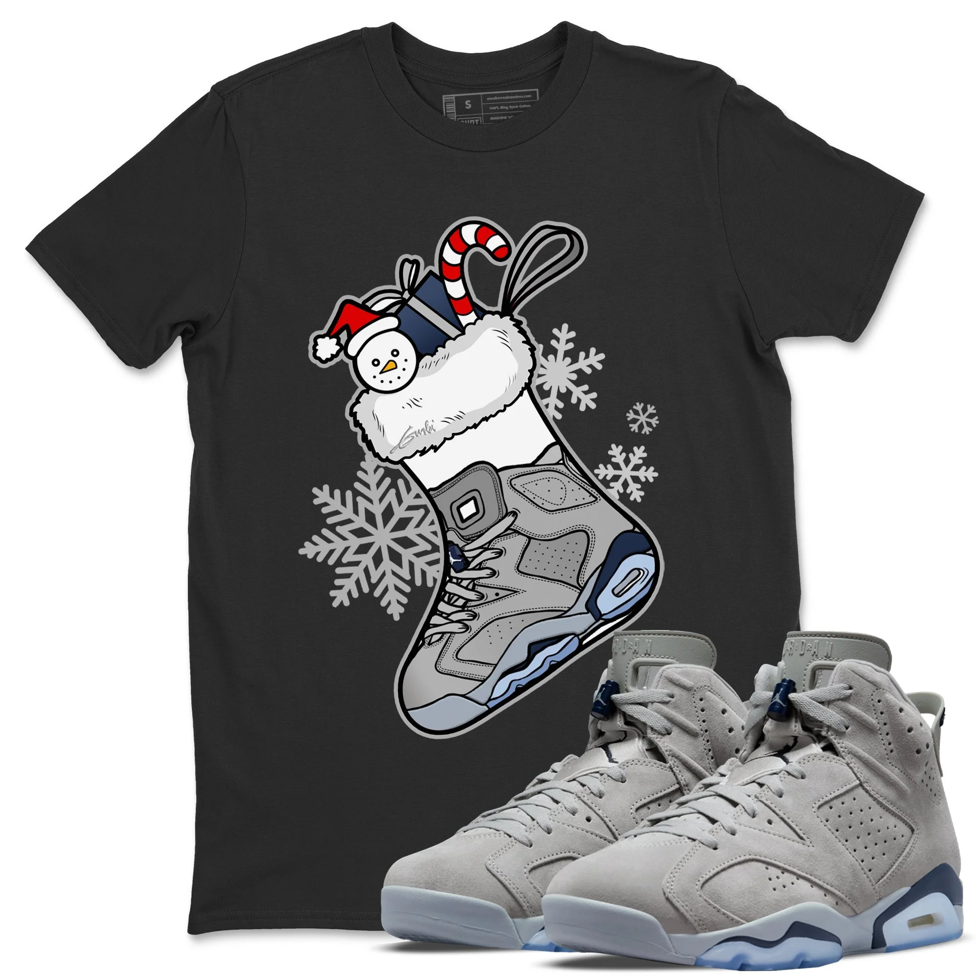 Sneaker Stocking Unisex Tops - Air Jordan 6 Georgetown