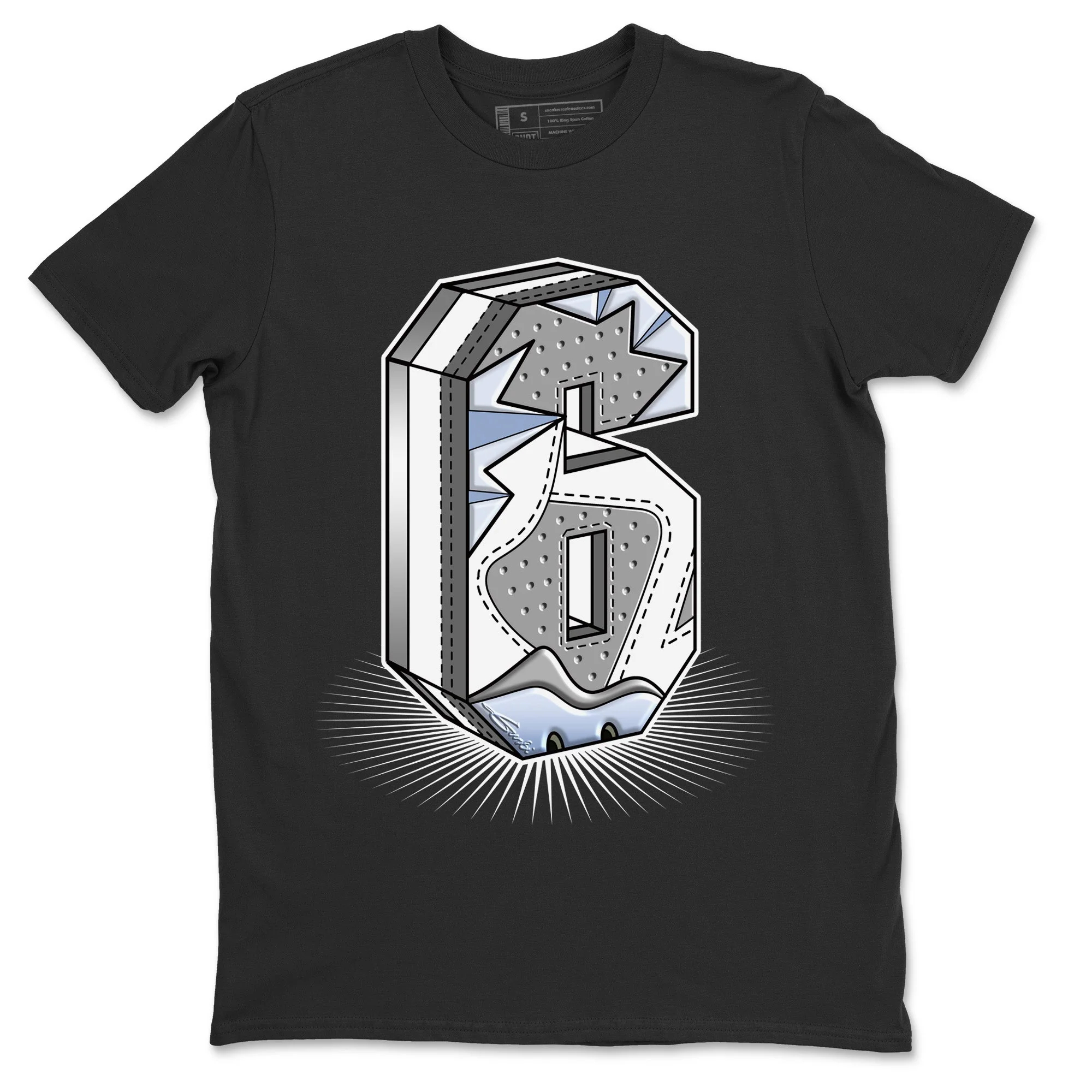 Number Statue Unisex Tops - Air Jordan 6 Cool Grey