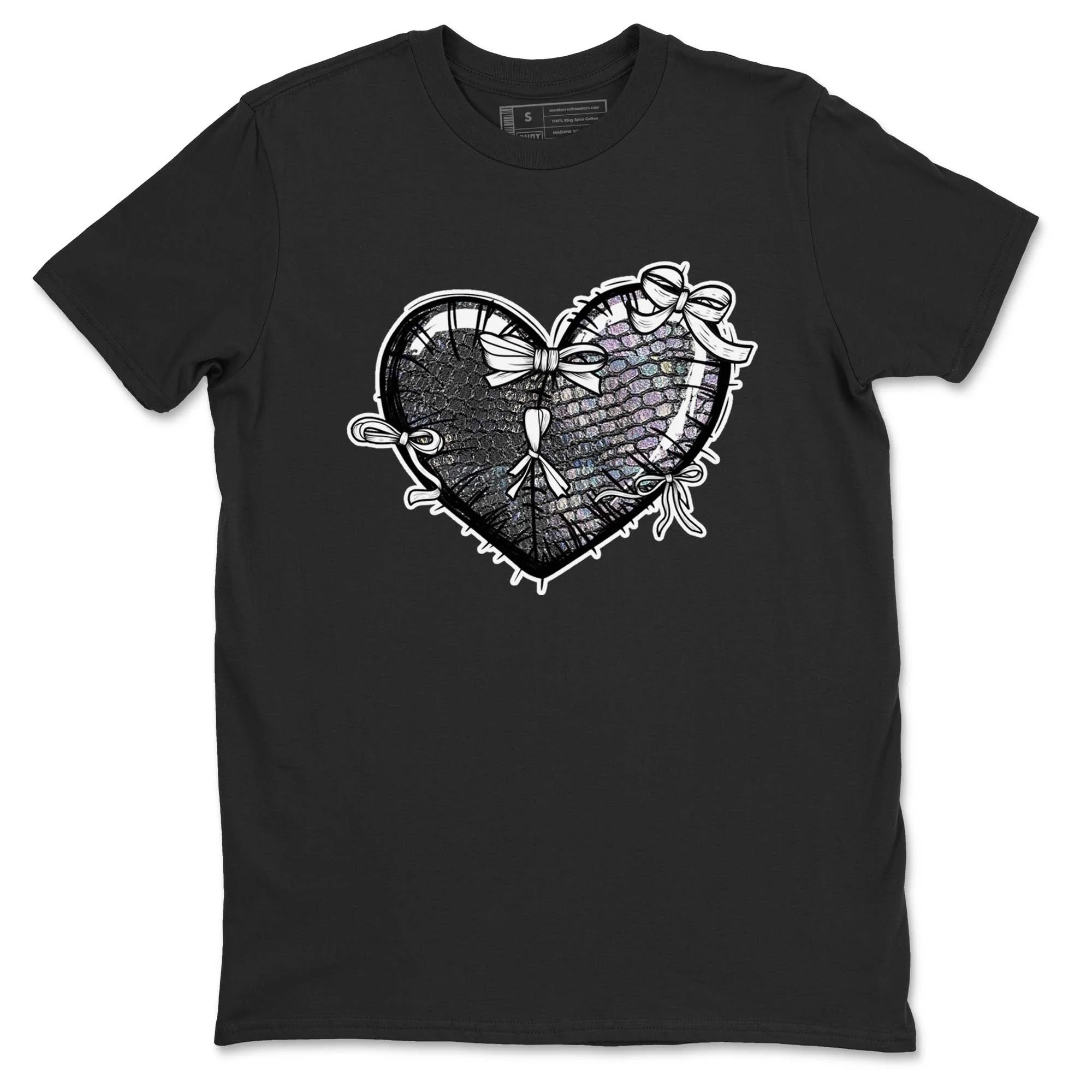 Heart With Ribbons Sneaker Tees - Air Jordan 11 Year Of The Snake