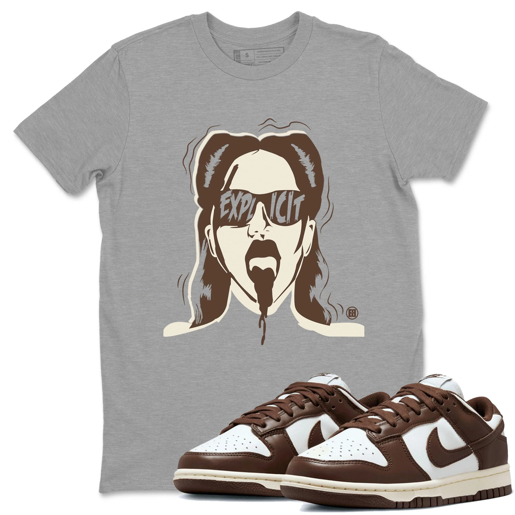Explicit Sneaker Tee - Dunk Cacao Wow