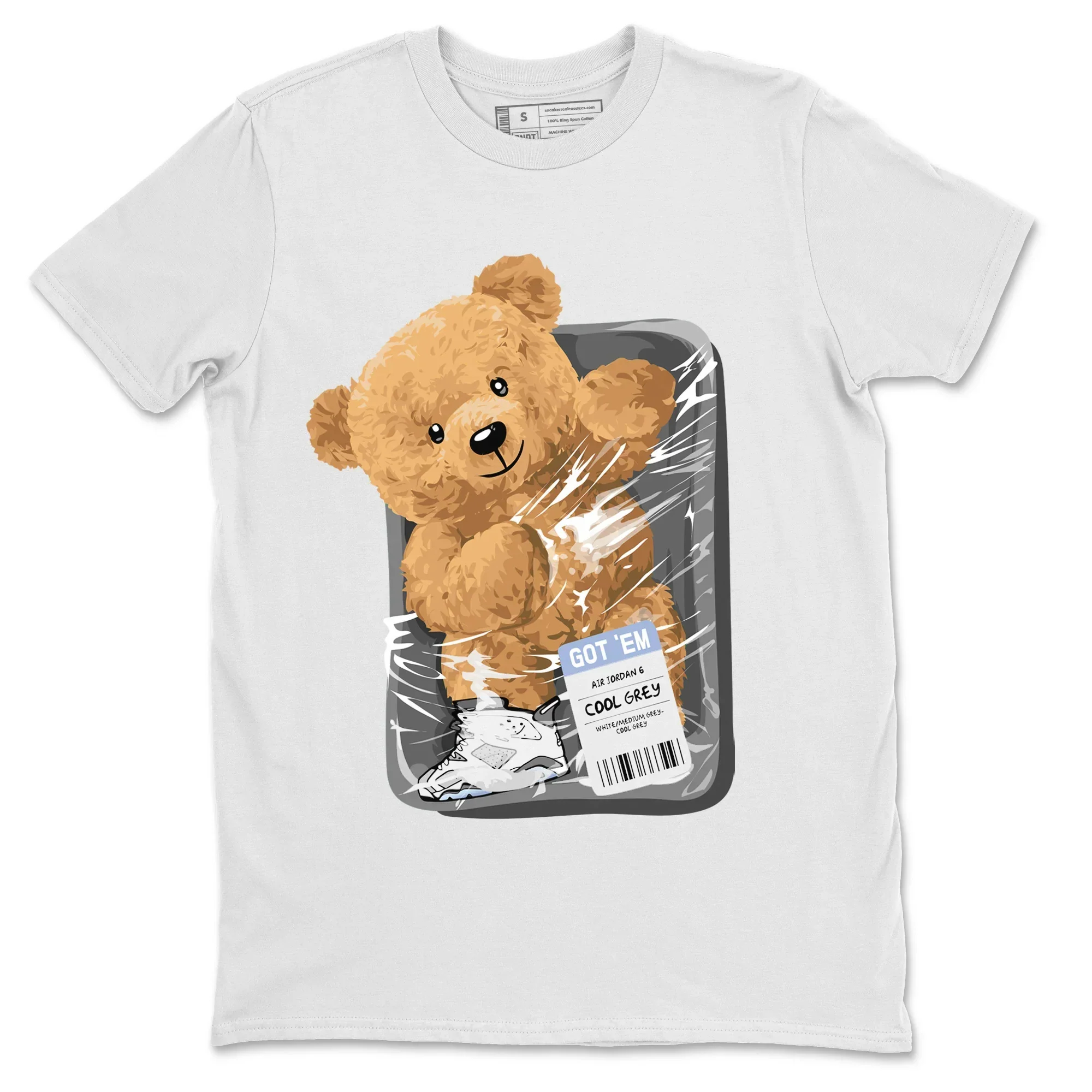 Packaged Bear Unisex Tops - Air Jordan 6 Cool Grey