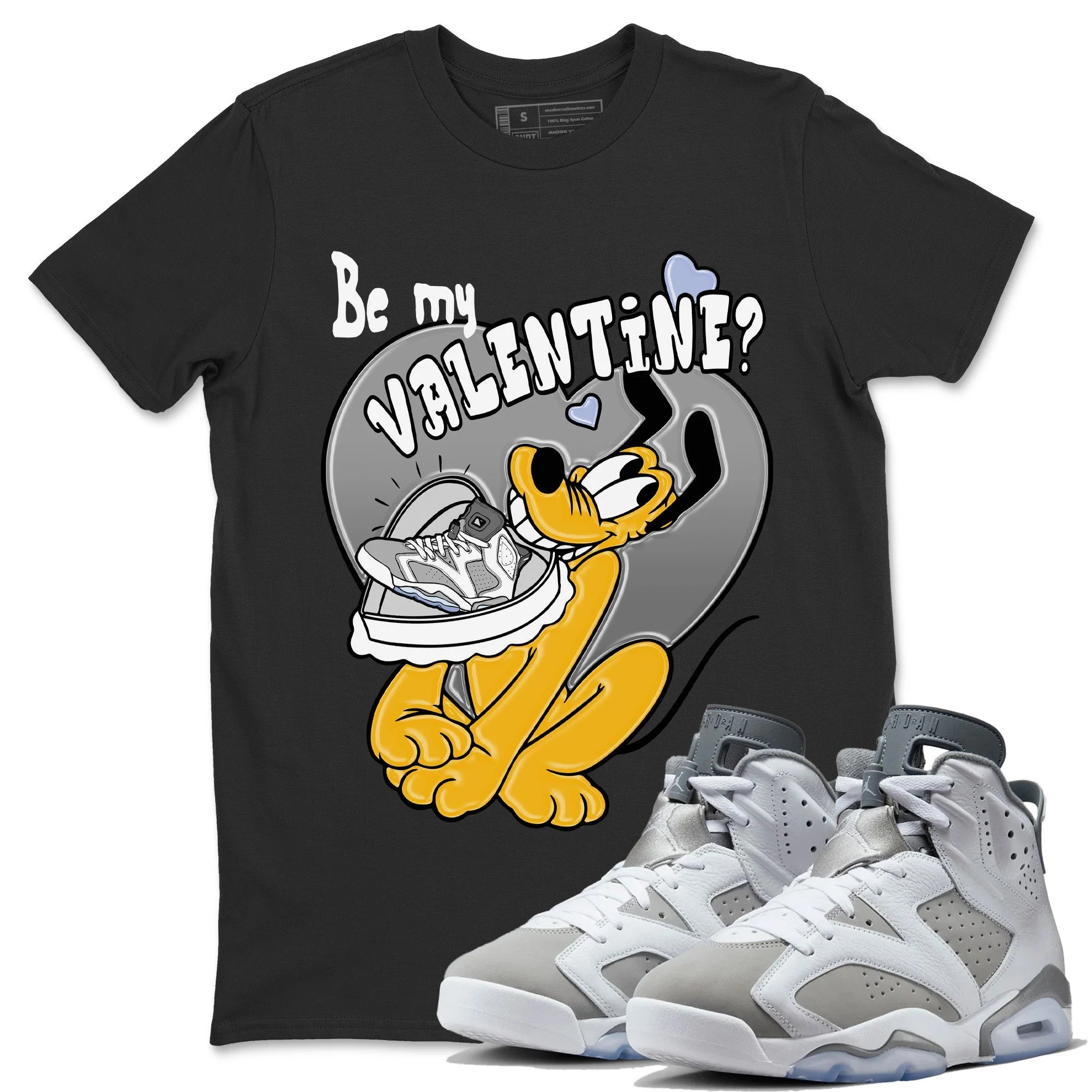 Be My Valentine Unisex Tops - Air Jordan 6 Cool Grey