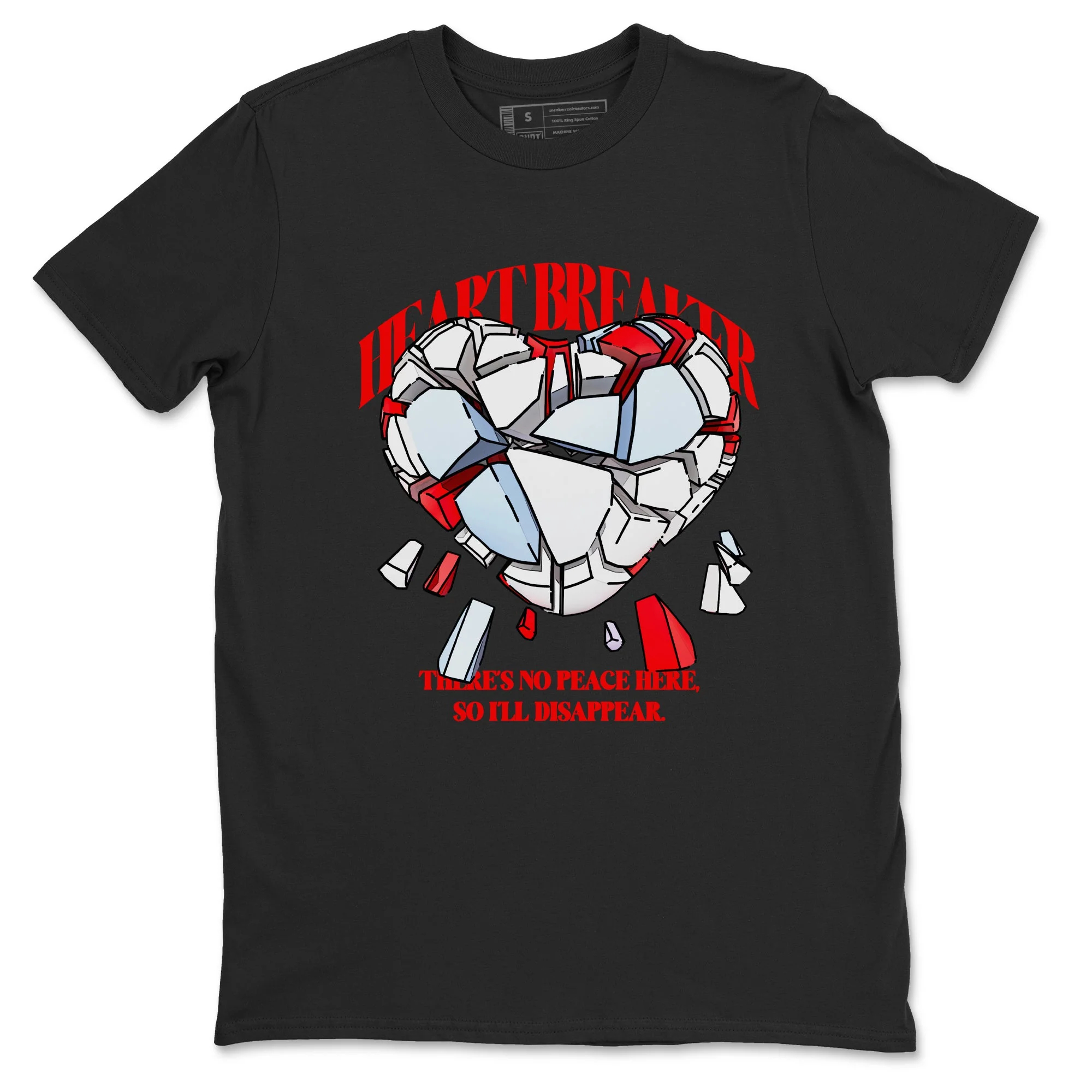 Heart Breaker Sneaker Tees - Air Jordan 6 Fire Red
