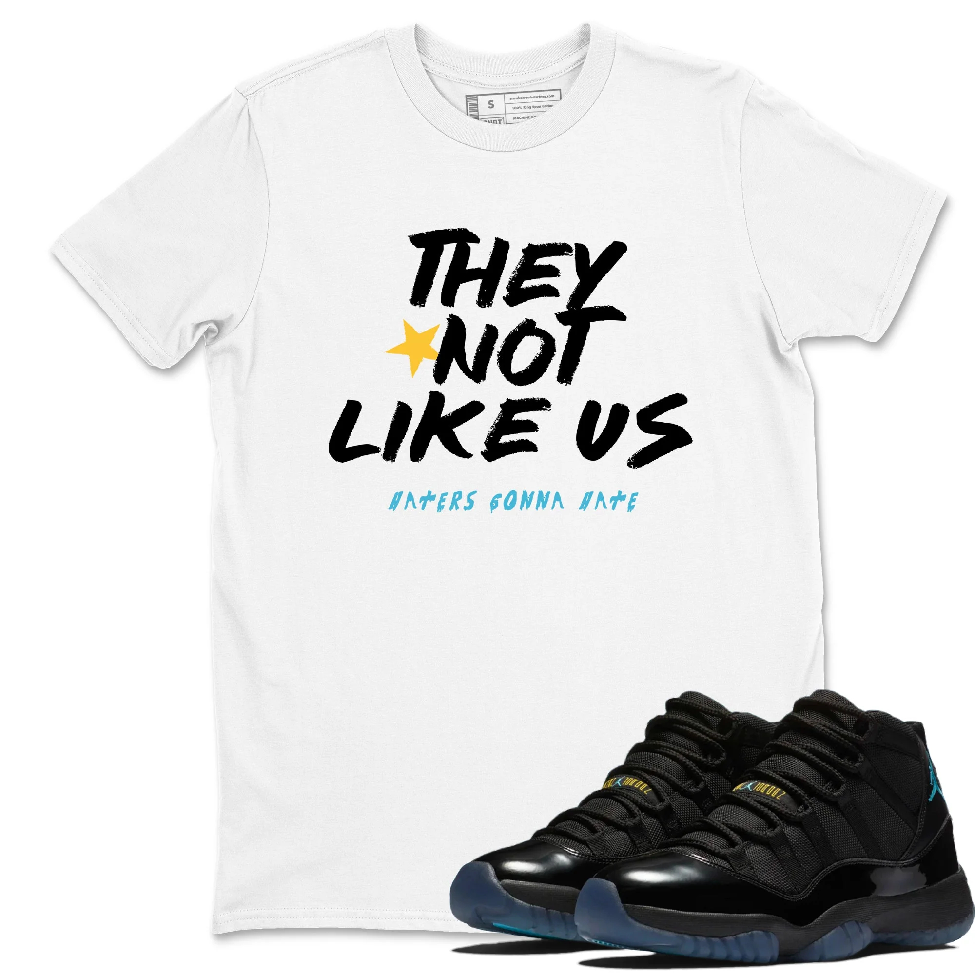 They Not Like Us Sneaker Tees - Air Jordan 11 Gamma