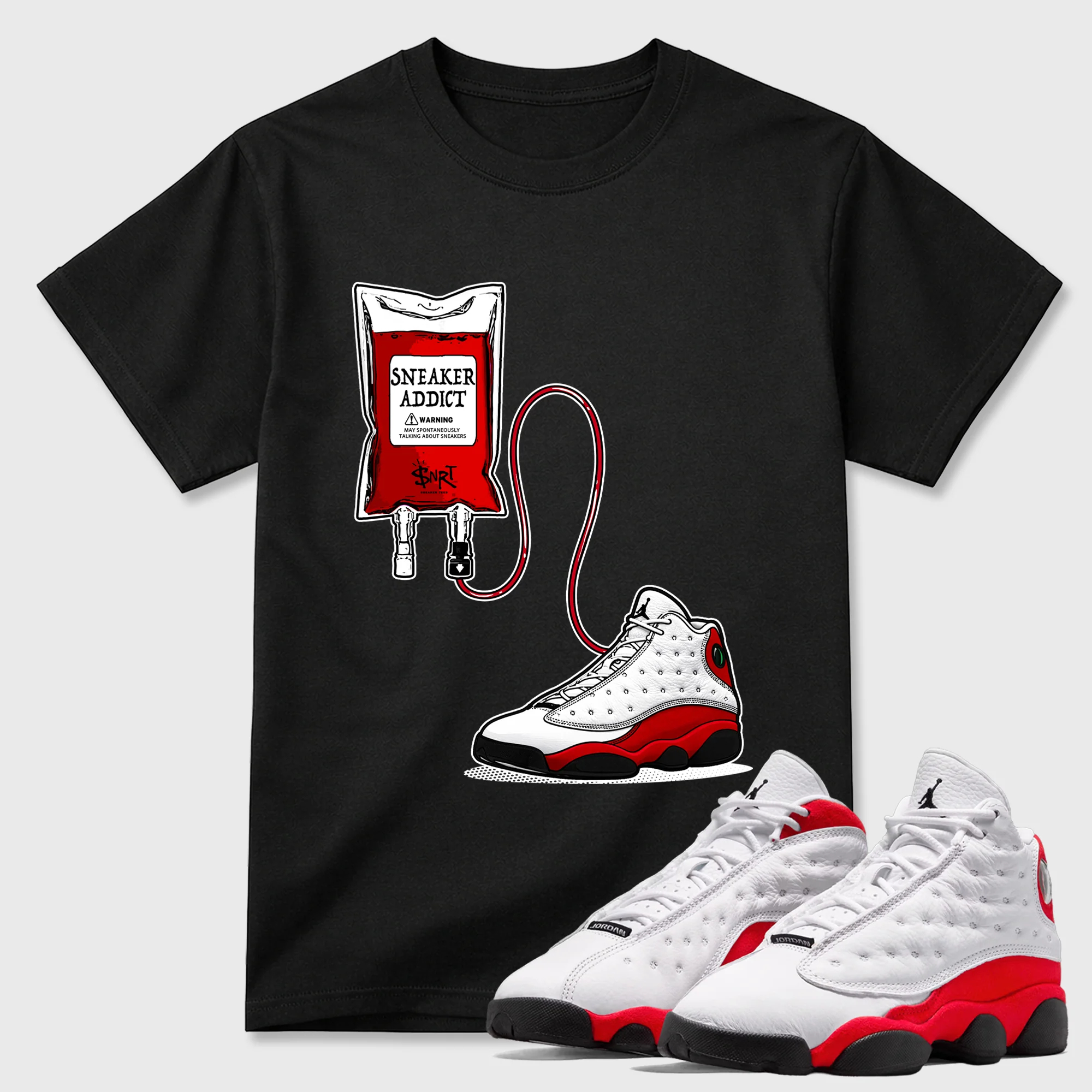 Sneaker Therapy Sneaker Tees - Air Jordan 13 University Red