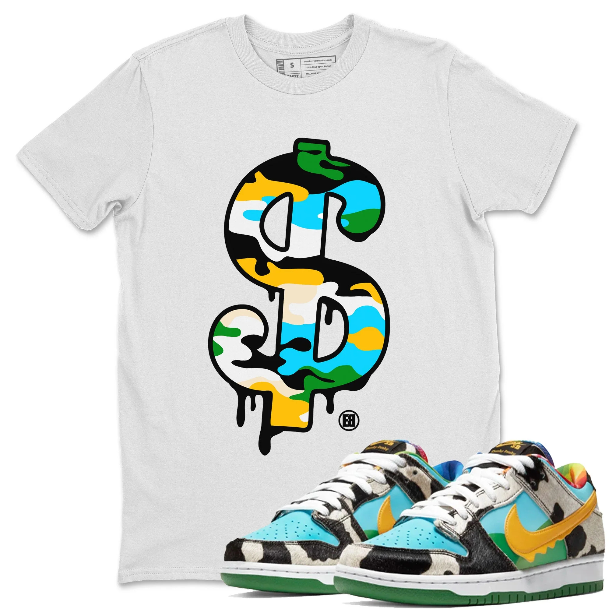 Dollar Camo Sneaker Tee - Dunk Chunky Dunky