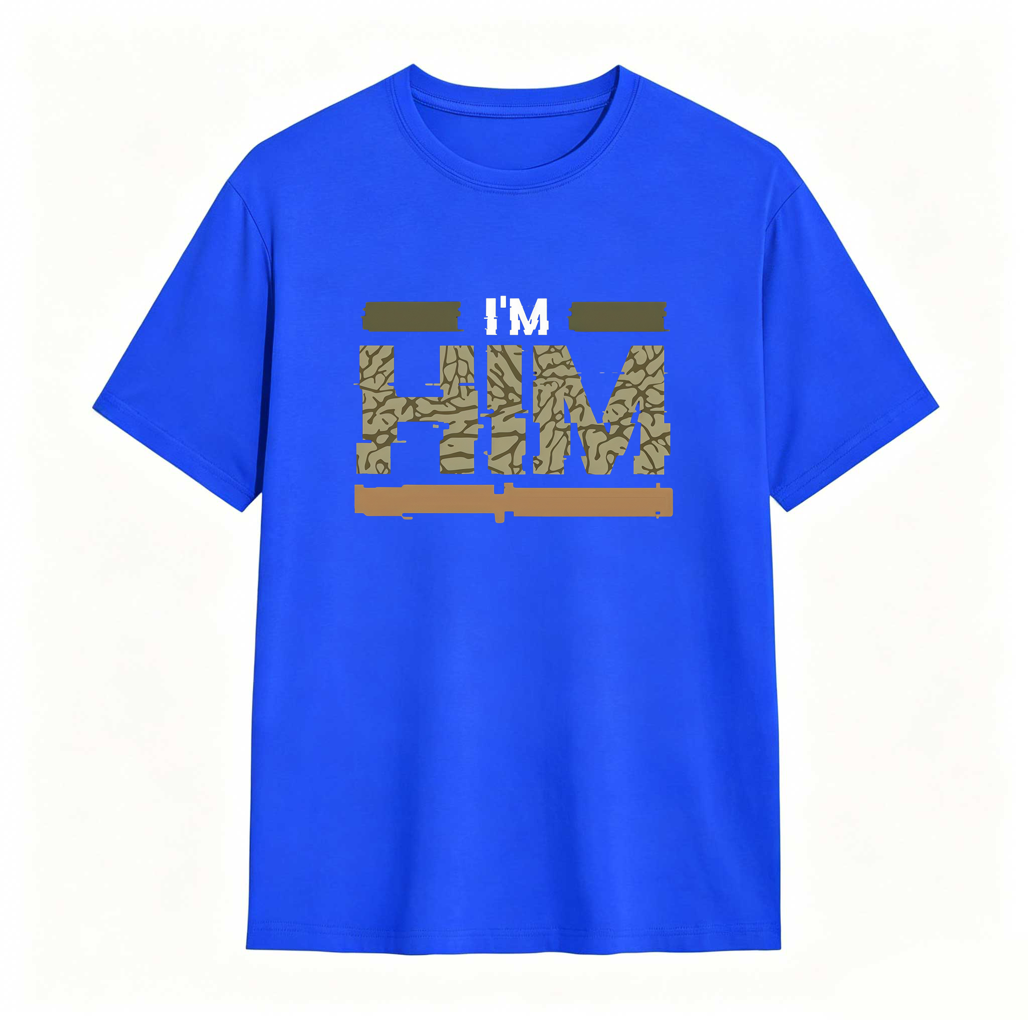 I'm HIM Sneaker Tee - Jordan 3 Family Affair Medium Olive Matching Sneaker Tee Shirt, Shirt To Match Jordan 3 Olive, Sneaker Graphic Tee