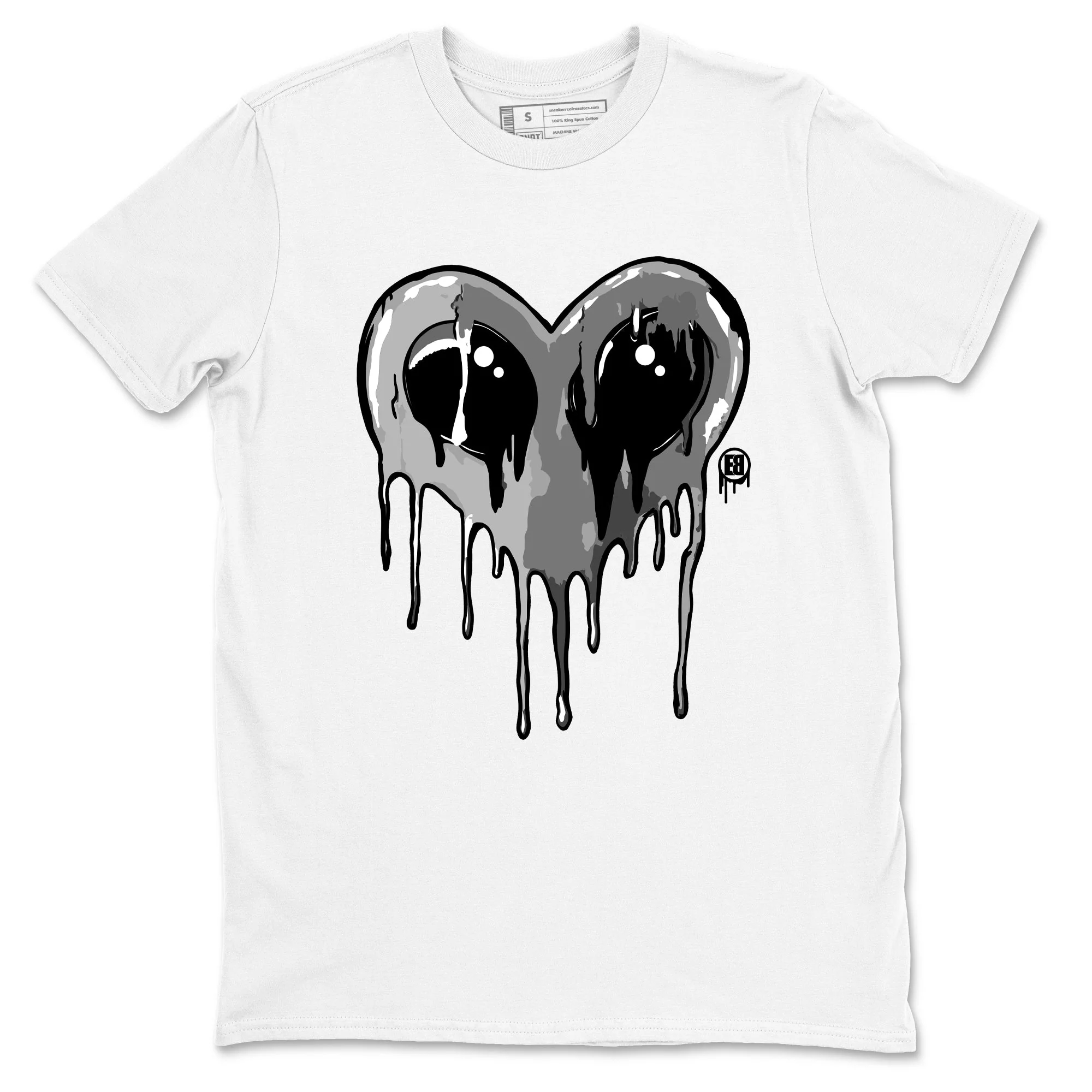 Heart Alien Sneaker Tees - Air Jordan 9 Cool Grey