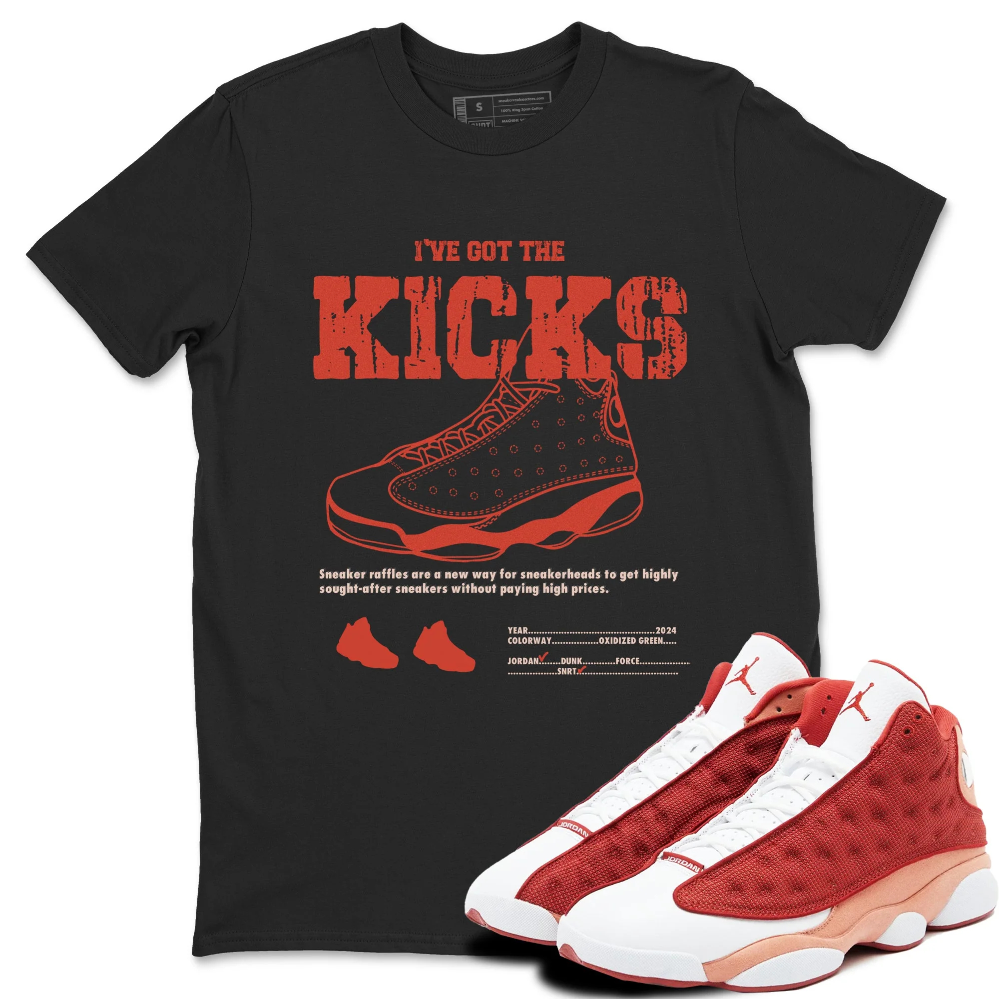 I've Got The Kicks Sneaker Tees - Air Jordan 13 Dune Red