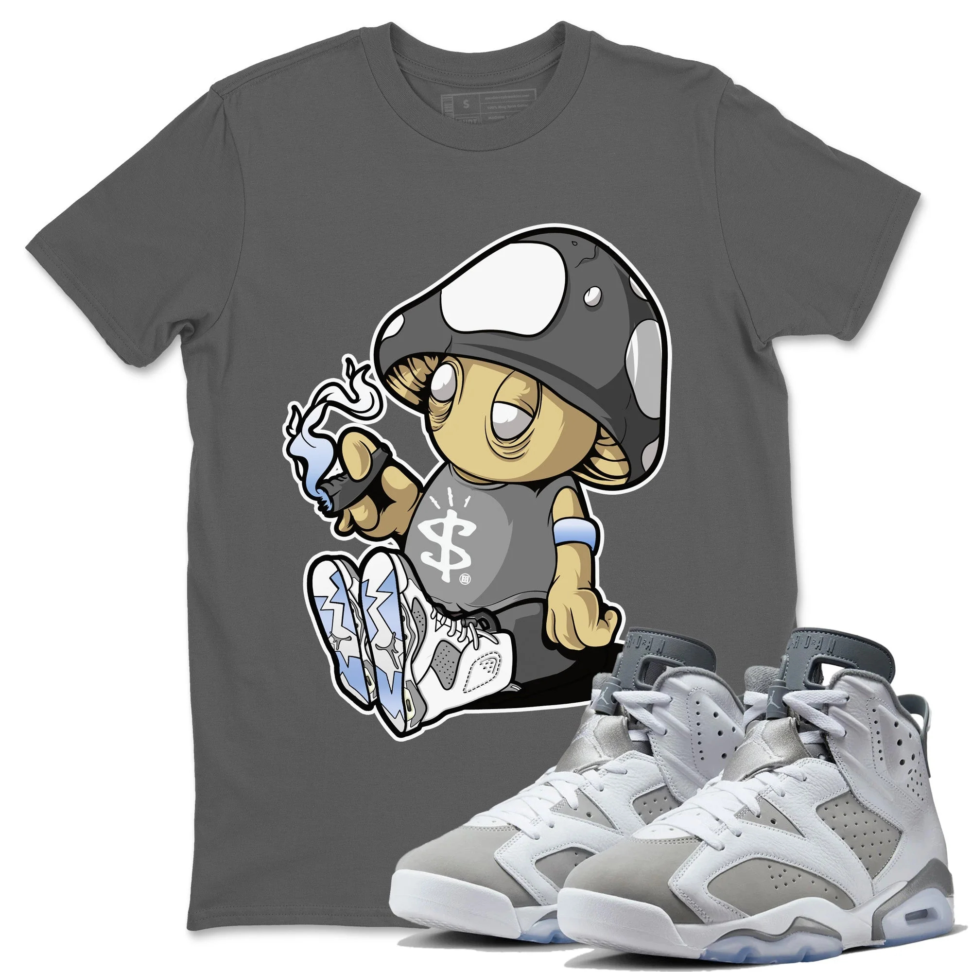 Mushrooms Unisex Tops - Air Jordan 6 Cool Grey