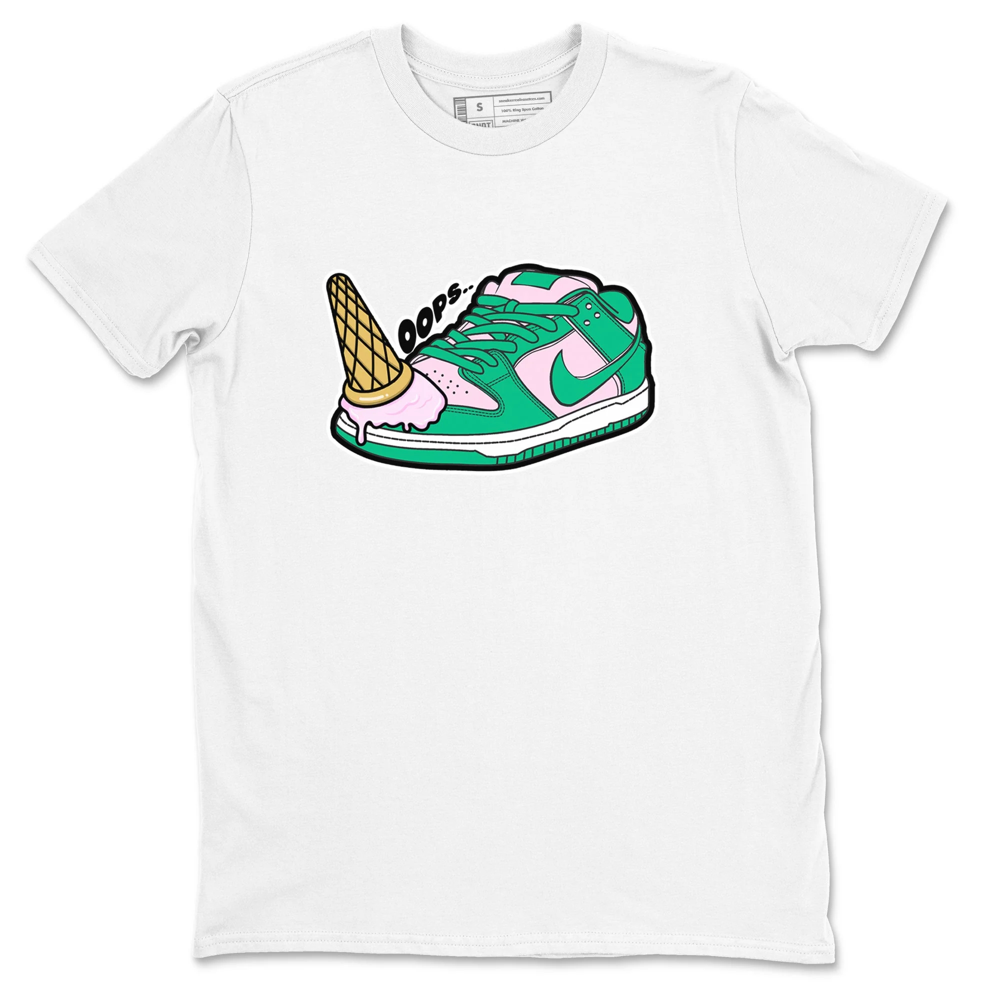 Dropped Ice Cream Sneaker Tees - Dunk Medium Soft Pink Malachite