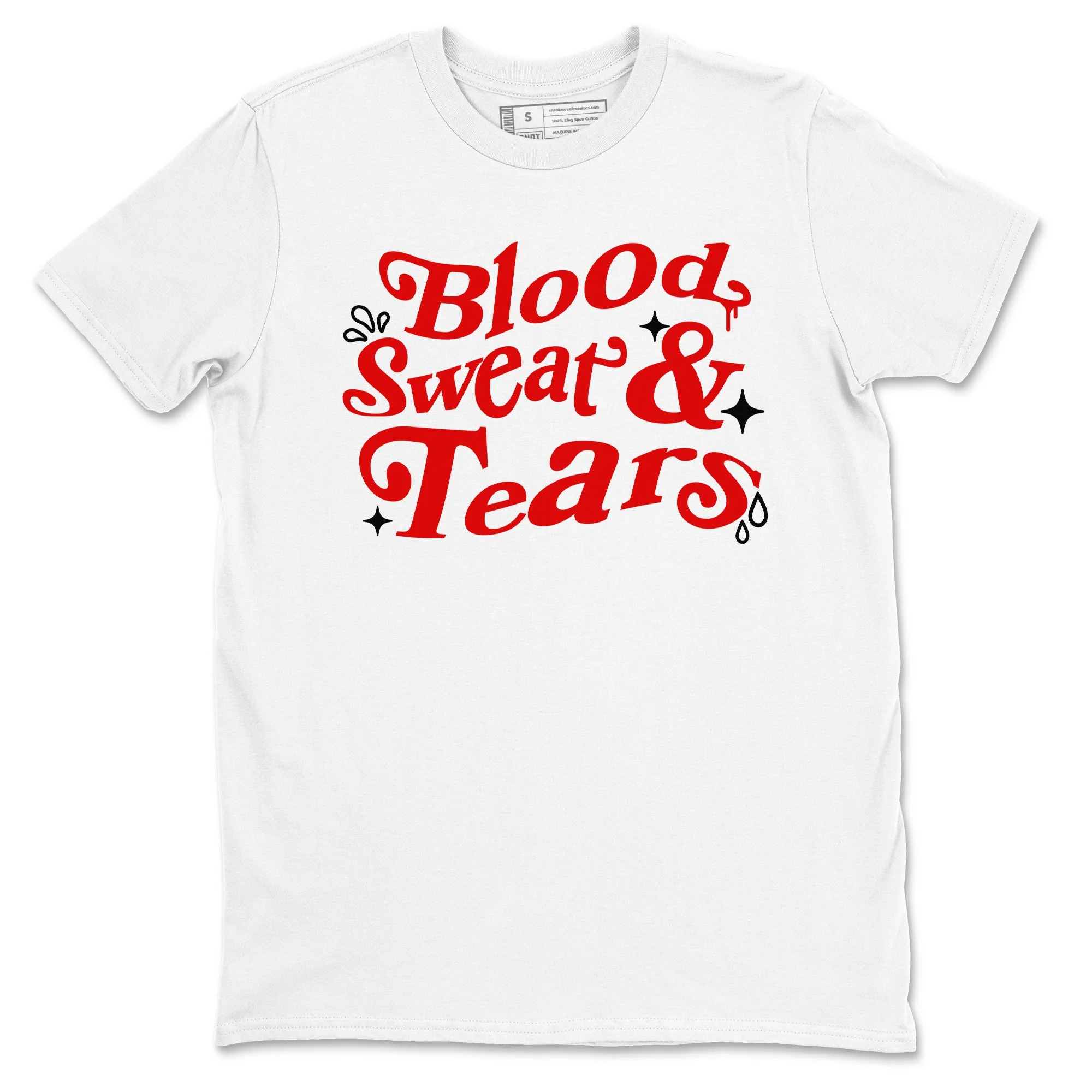 Blood Sweat Tears Sneaker Tees - Air Jordan 6 Fire Red