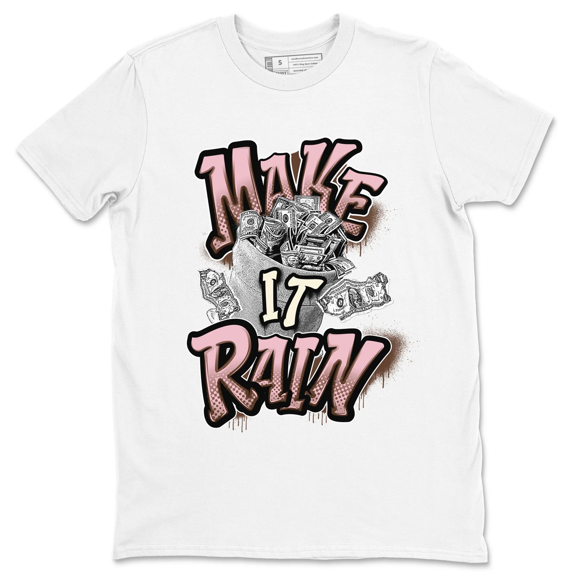 Make It Rain Money Sneaker Tees - Dunk Cacao Wow And Pink Foam