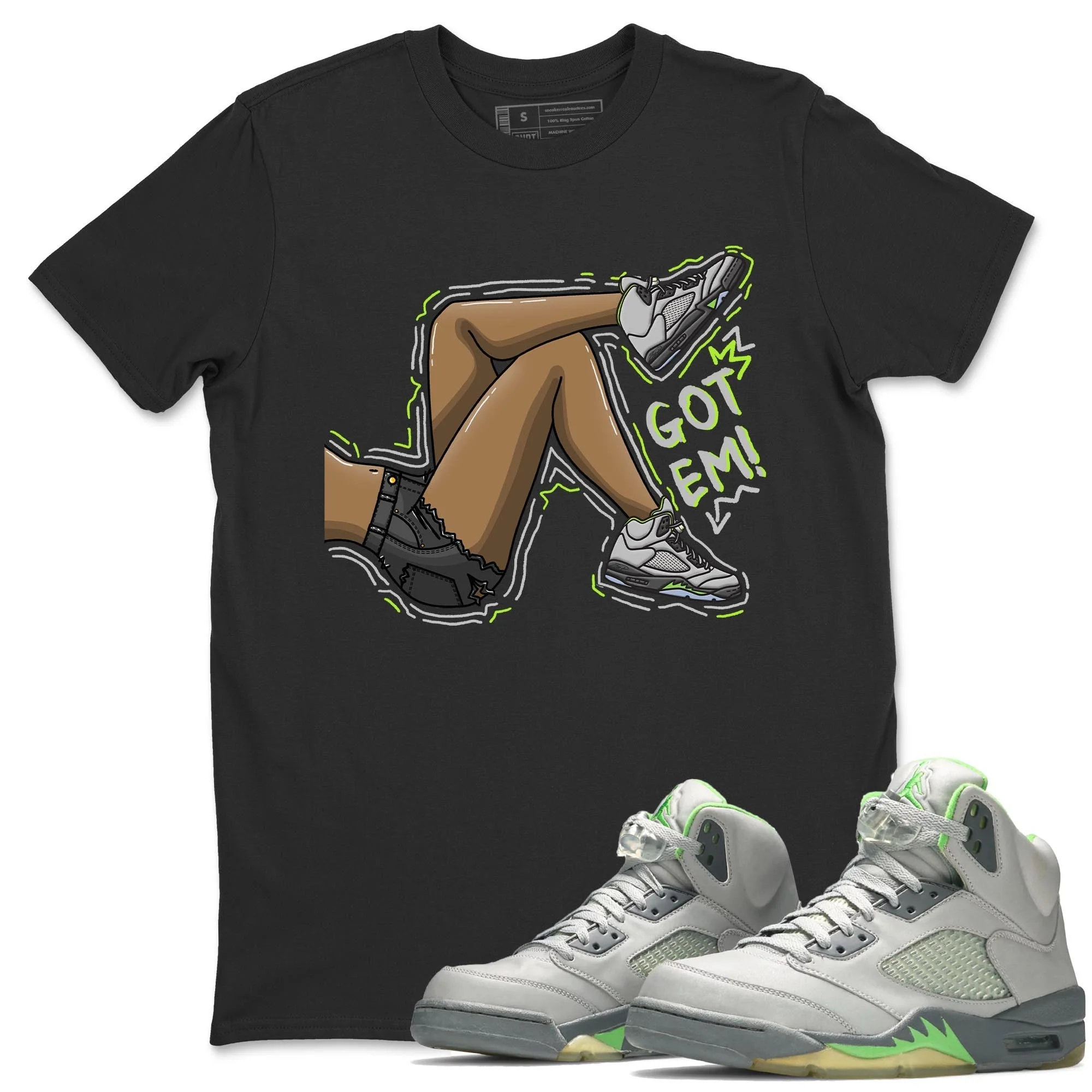 Got Em Legs Unisex Tops - Air Jordan 5 Green Bean