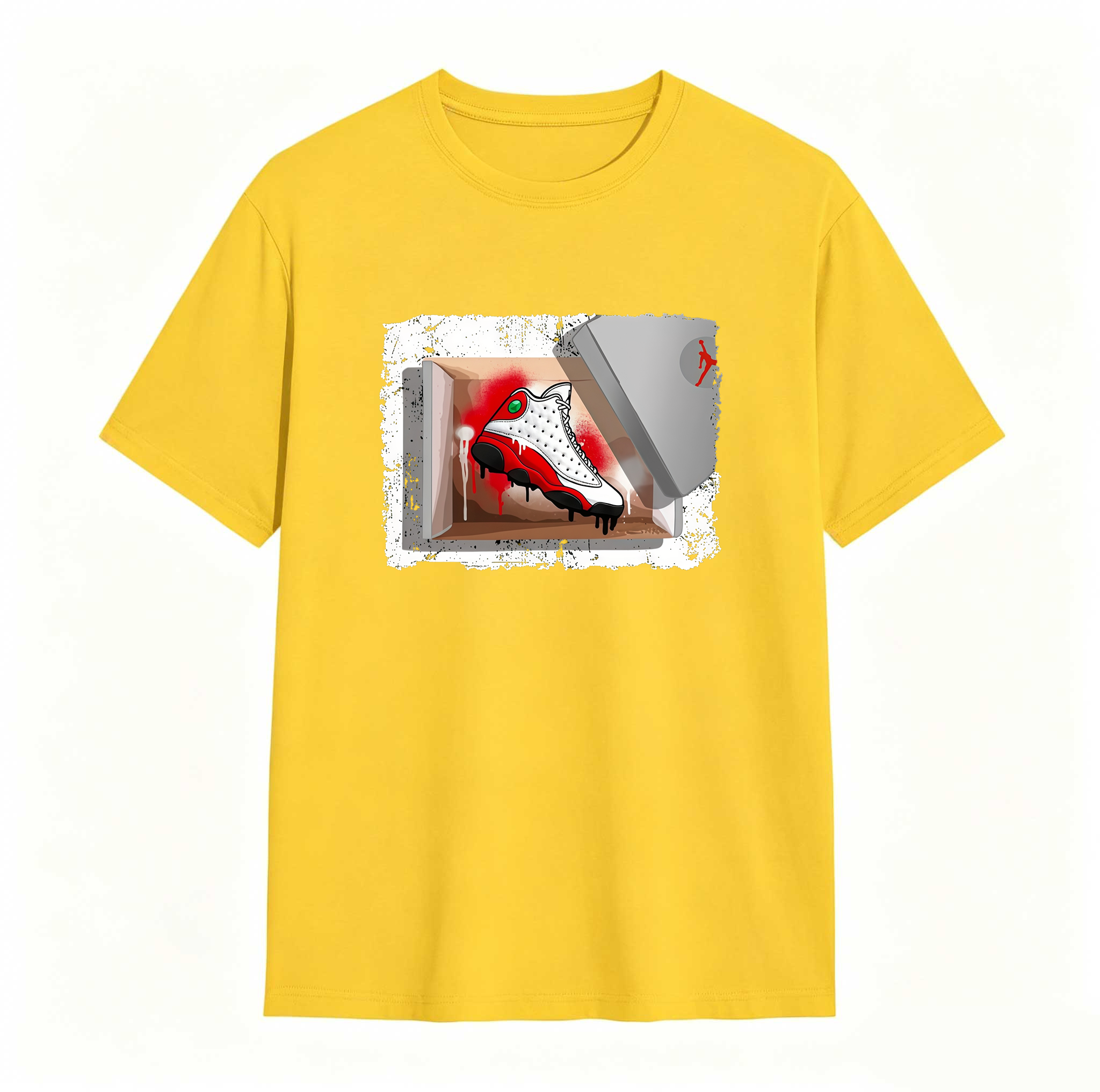 New Kicks Sneaker Tees - Match Air Jordan 13 University Red