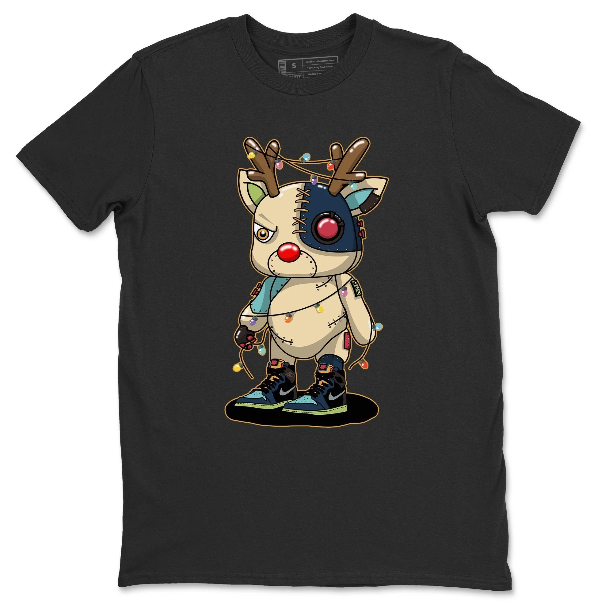 Cyborg Reindeer Unisex Tops - Air Jordan 1 Bio Hack