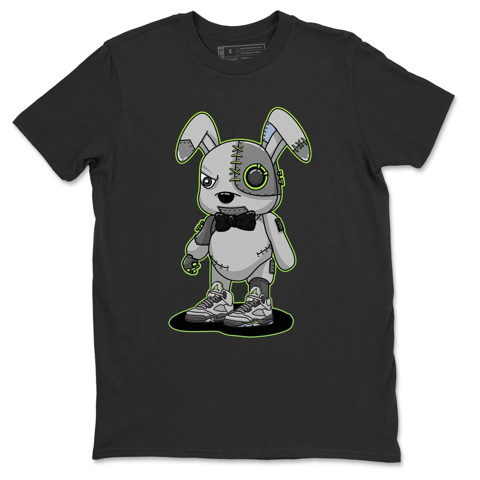 Cyborg Bunny Unisex Tops - Air Jordan 5 Green Bean