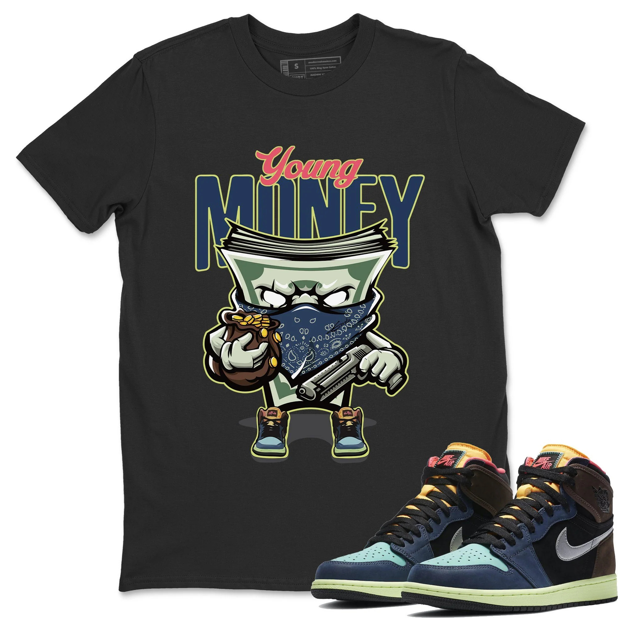 Young Money Unisex Tops - Air Jordan 1 Bio Hack