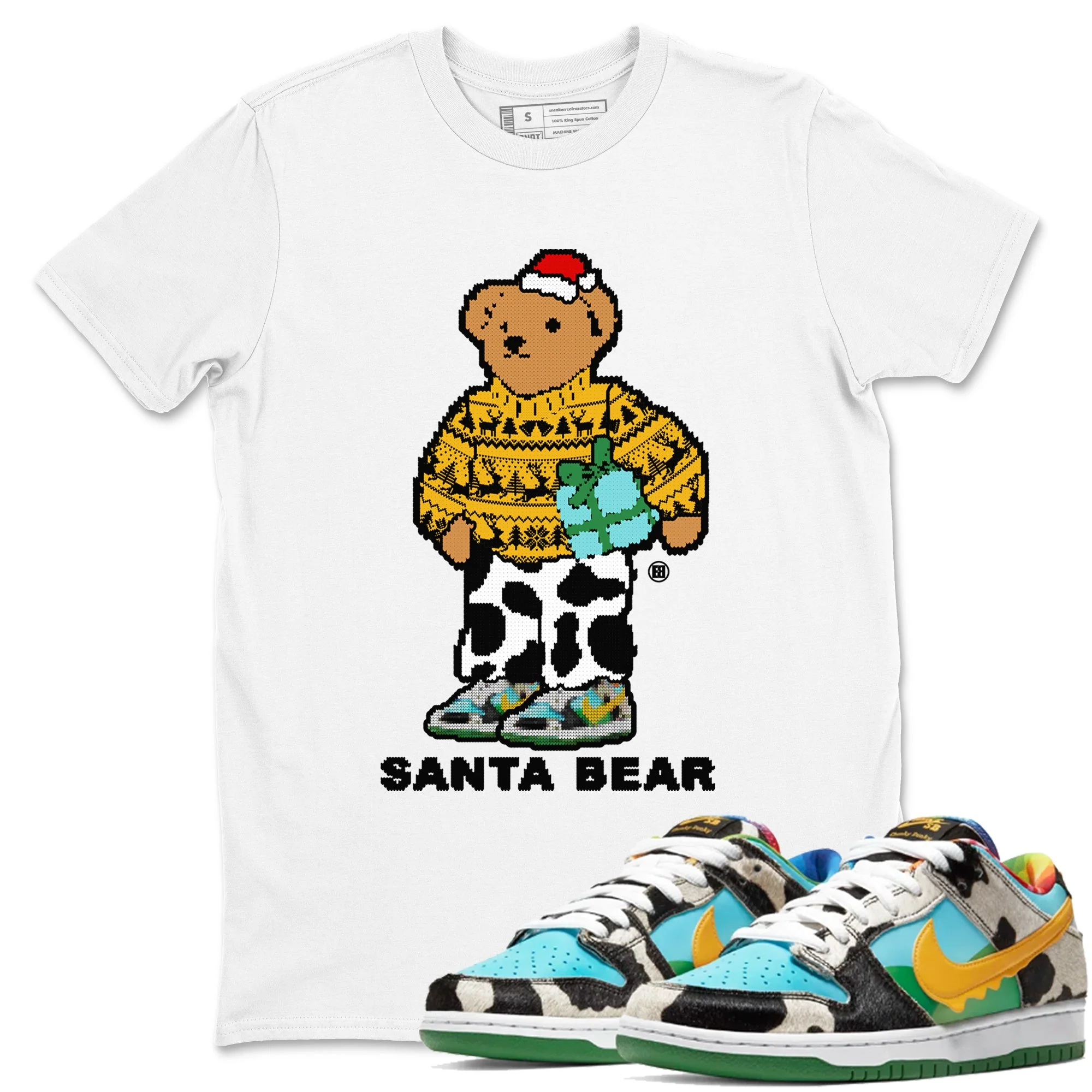 Santa Bear Sneaker Tees - Dunk Chunky Dunky