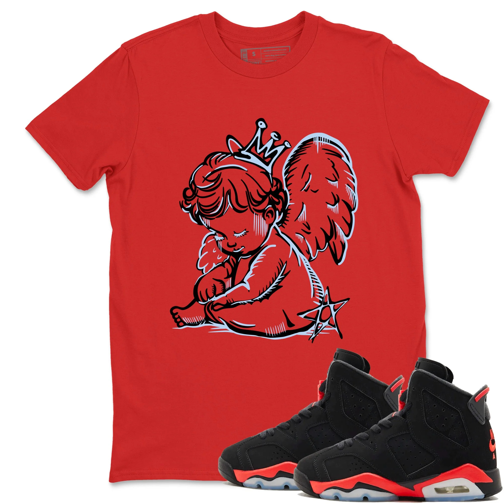 Neon Angel Sneaker Tees - Air Jordan 6 Reverse Infrared