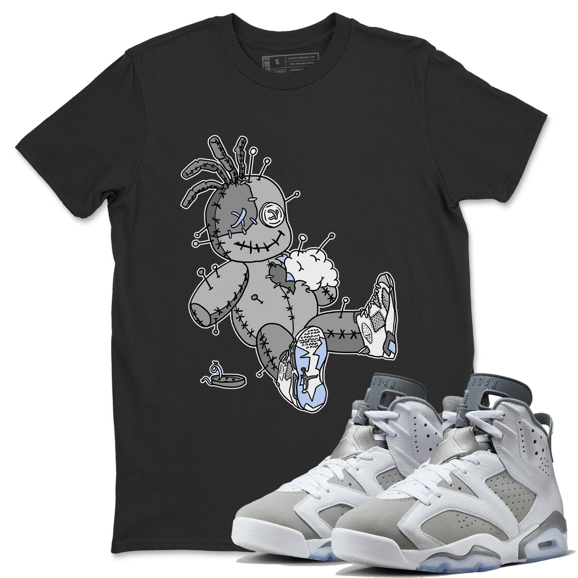 Voodoo Doll Unisex Tops - Air Jordan 6 Cool Grey