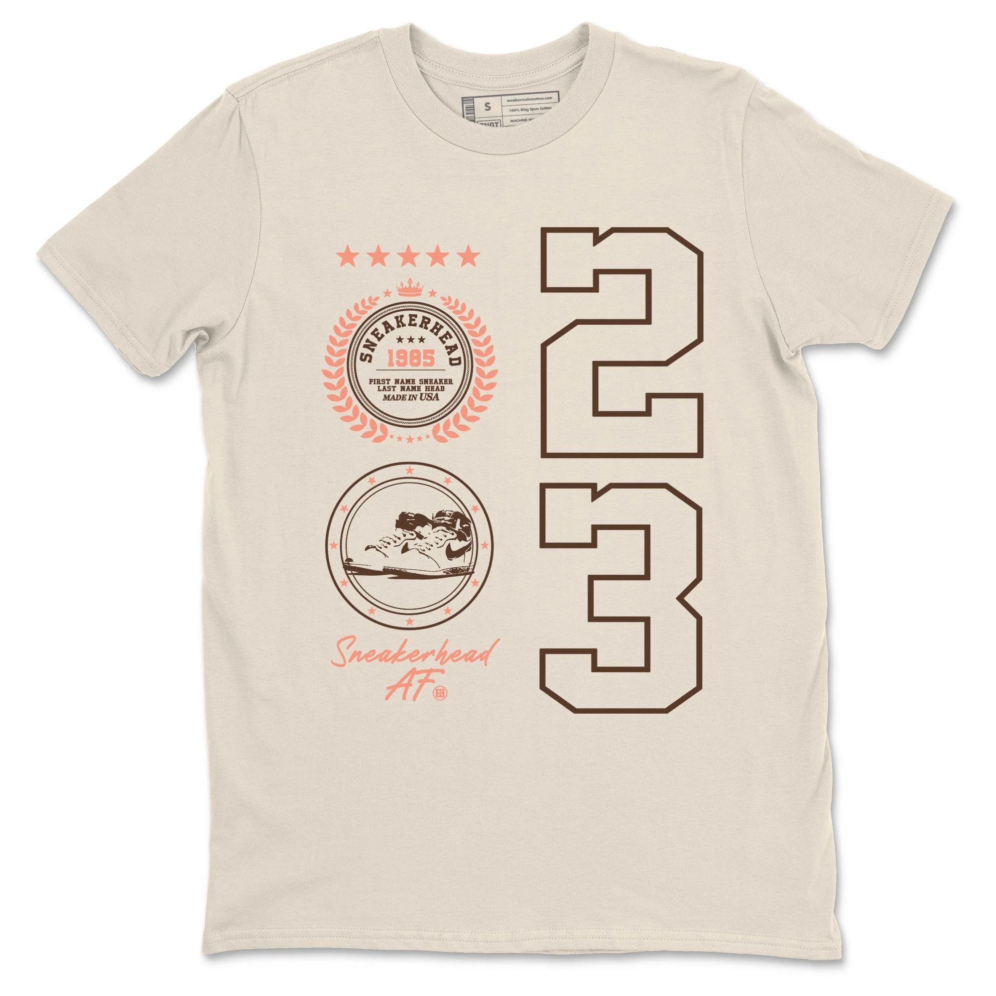 Sneaker Emblem Sneaker Tees - Air Jordan 1 Baroque Brown