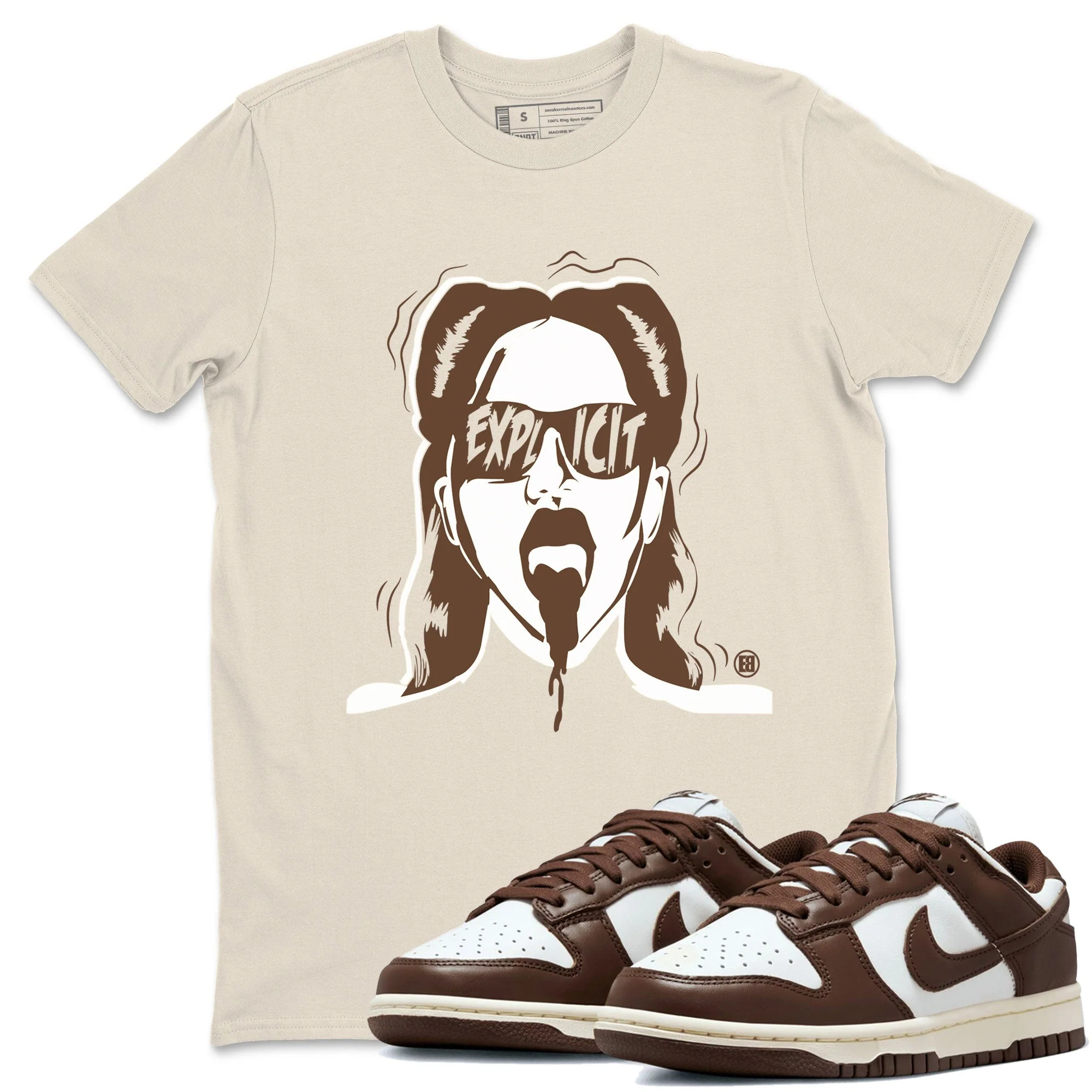 Explicit Sneaker Tee - Dunk Cacao Wow