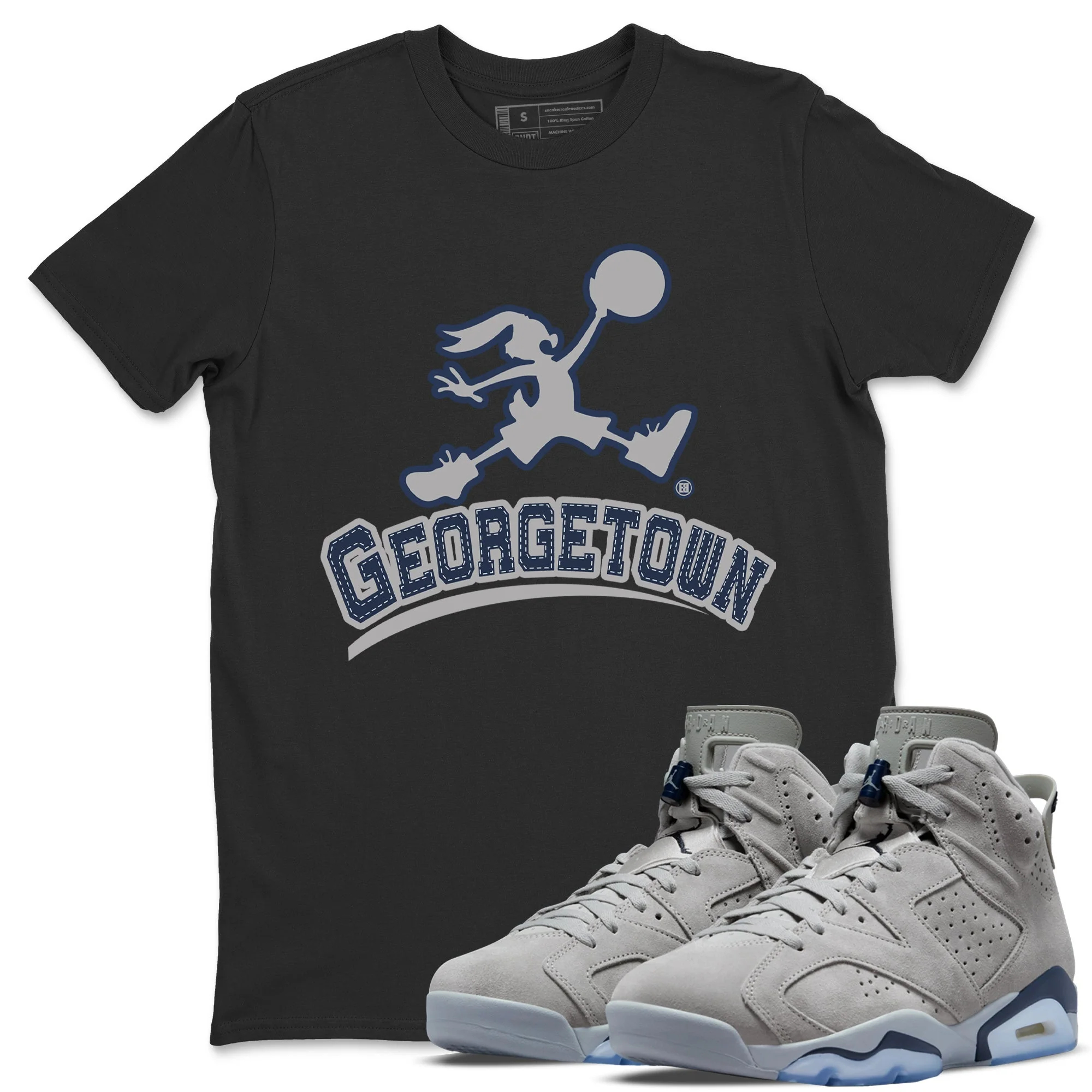 Jumpman Bunny Unisex Tops - Air Jordan 6 Georgetown