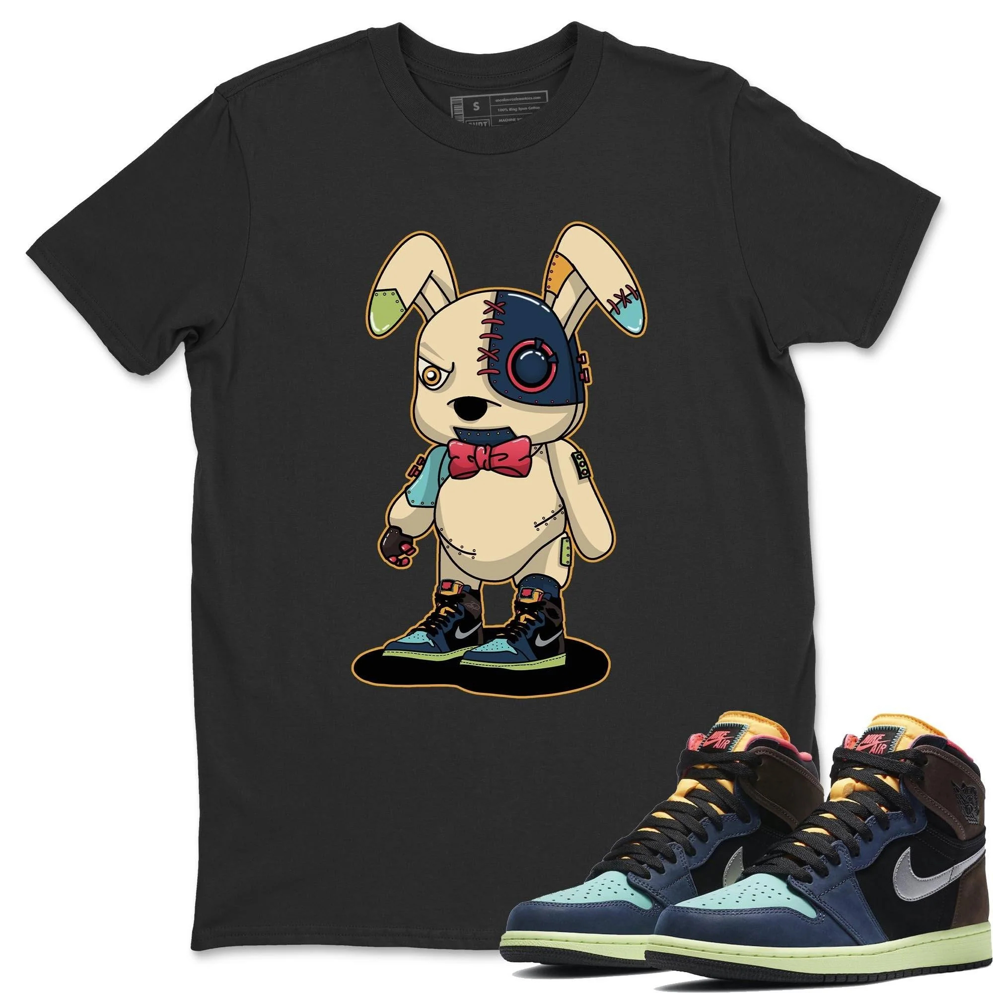 Cyborg Bunny Unisex Tops - Air Jordan 1 Bio Hack