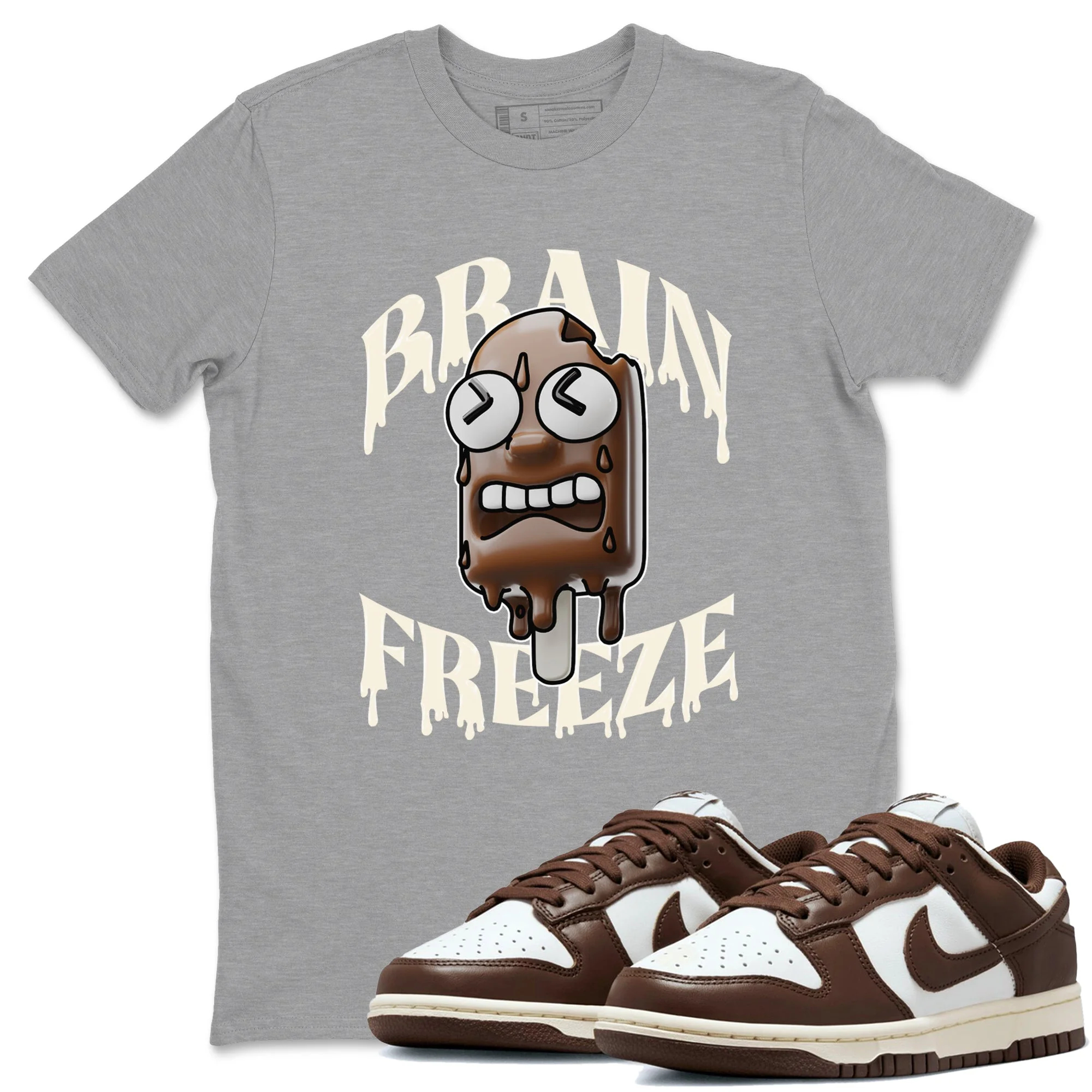 Brain Freeze Sneaker Tee - Dunk Cacao Wow