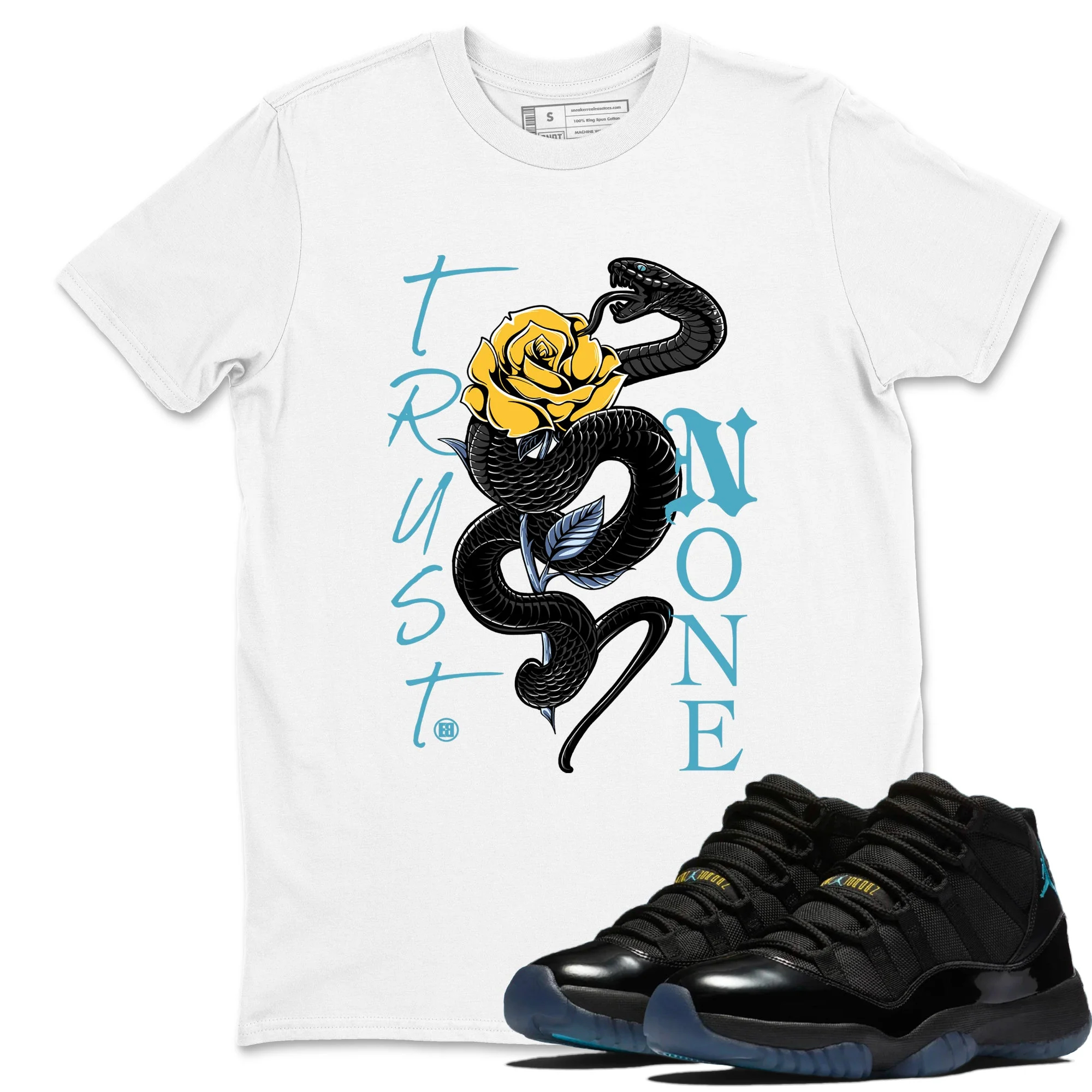 Trust None Sneaker Tees - Air Jordan 11 Gamma