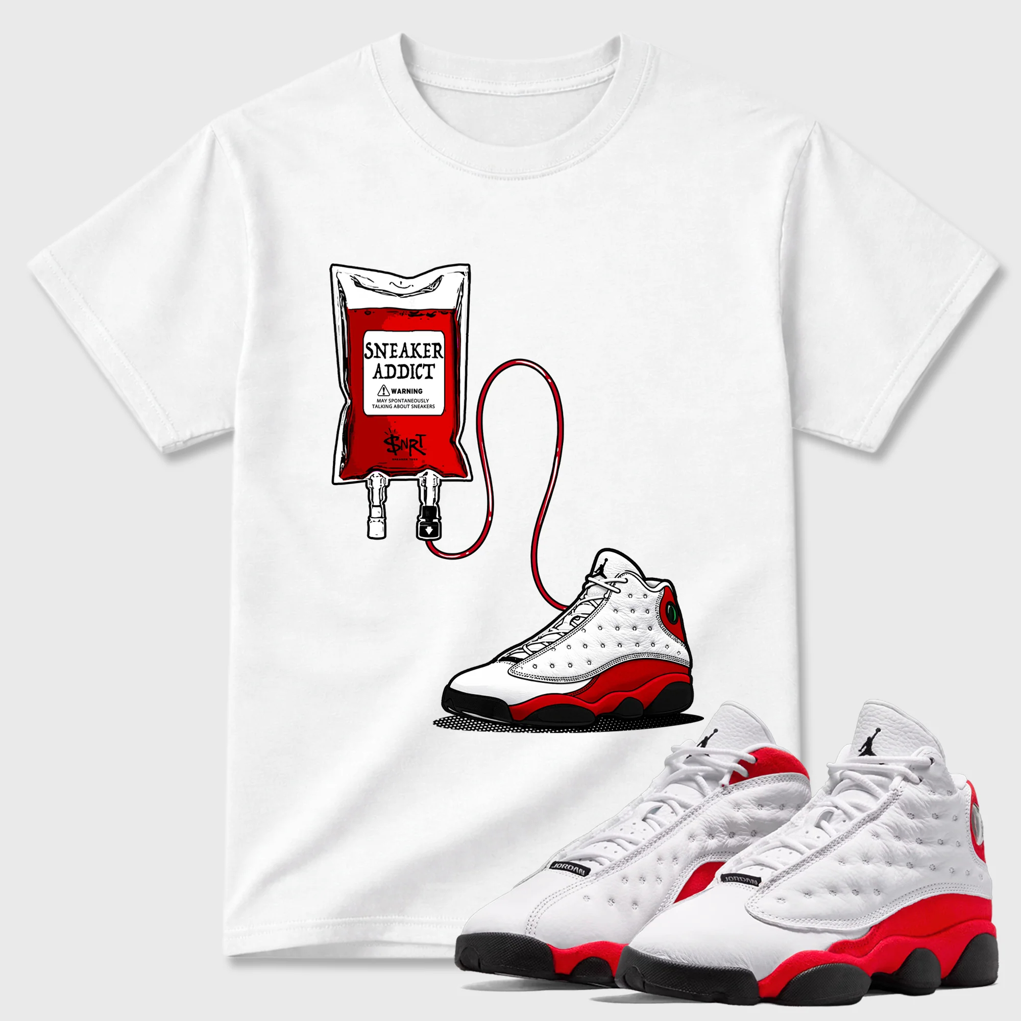Sneaker Therapy Sneaker Tees - Air Jordan 13 University Red