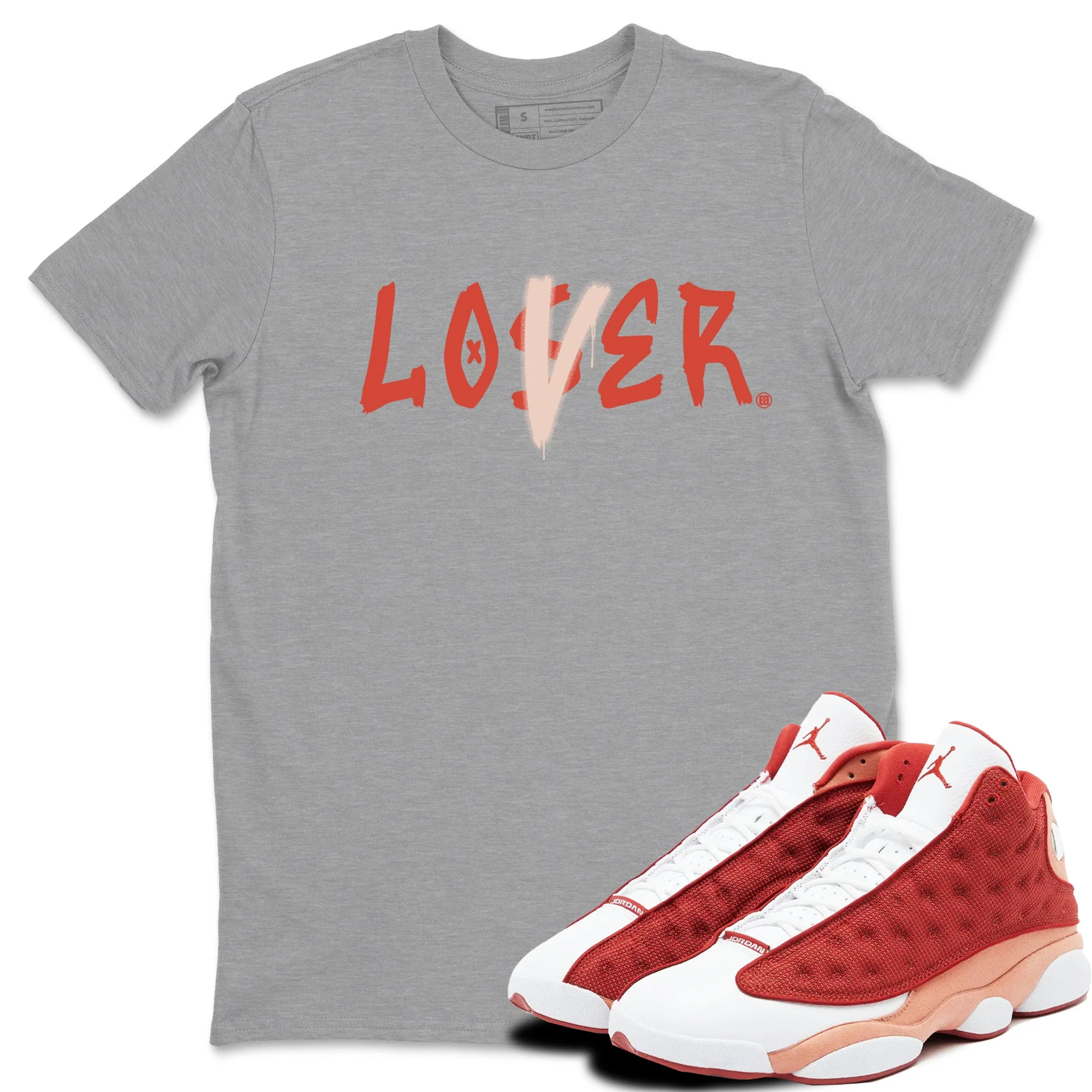 Loser Lover Sneaker Tees - Air Jordan 13 Dune Red