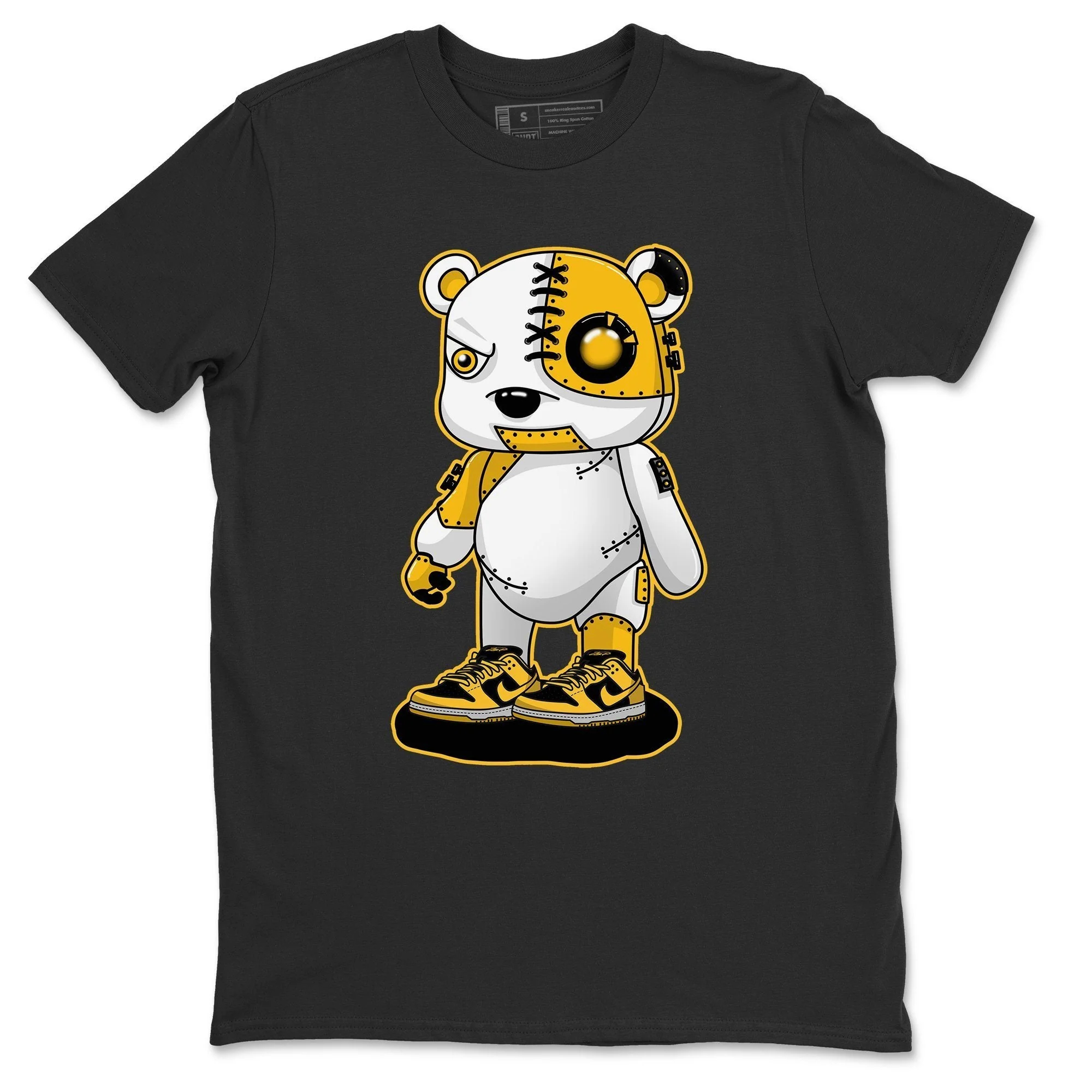 Cyborg Bear Unisex Tops - Dunk Championship Goldenrod